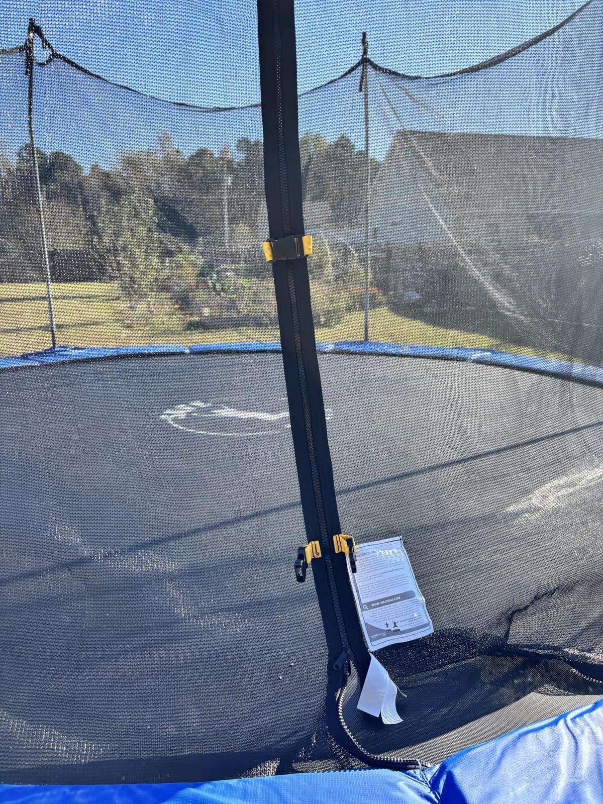 Upper Bounce Machrus Round Trampoline Net Replacement, Tear and Weather-Resistant with Adjustable Straps, Lightweight, Foldable customer photo 2