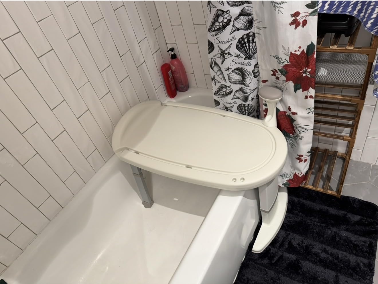 Moen Home Care Bath Safety Tub Transfer Bench, Shower Chair for Elderly and Disabled with Adjustable Height, Handicap Accessories for Daily Living, DN7105 customer photo 2