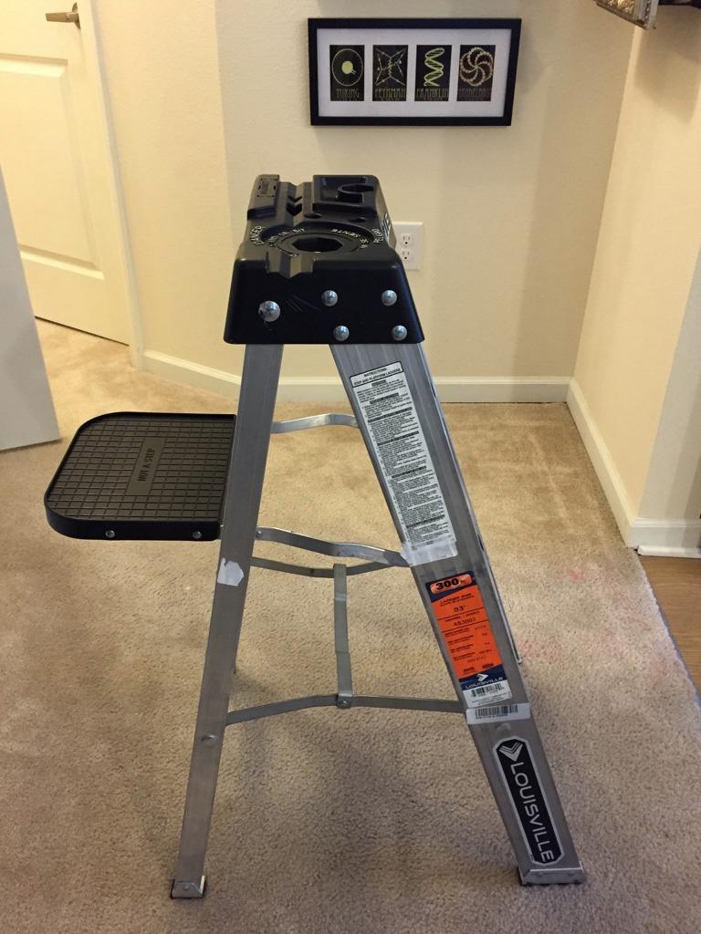 Louisville Ladder 6-Foot Aluminum Step Ladder, 300-Pound Load Capacity, Type IA, AS3006 customer photo 1