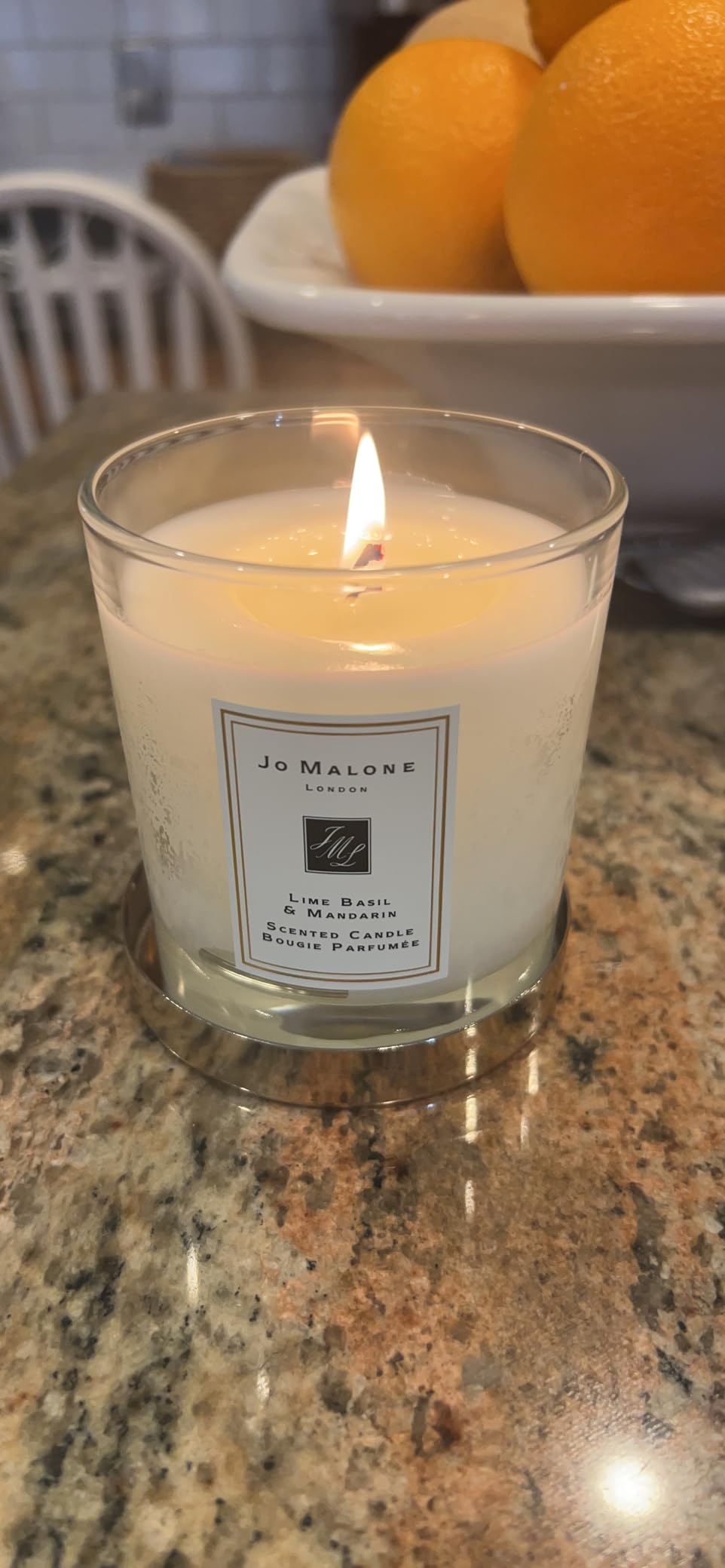 Lime Basil and Mandarin Scented Candle by Jo Malone for Unisex - 7.1 oz Candle customer photo 2