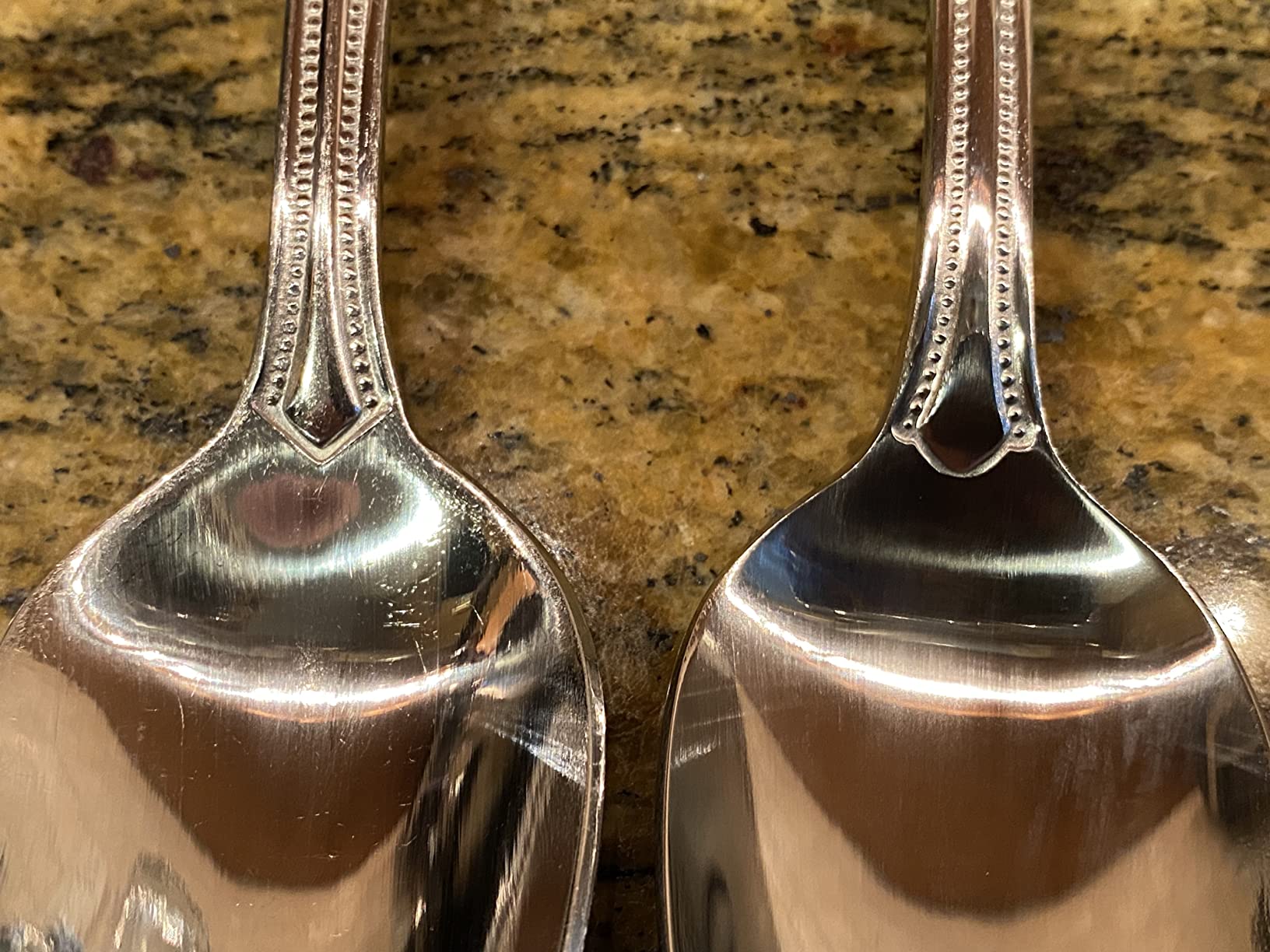 Oneida Countess 45-Piece 18/0 Silverware Set for 8, Flatware | mirror finish, dishwasher safe | includes serving spoons and utensil set | cutlery set, wedding silverware customer photo 1
