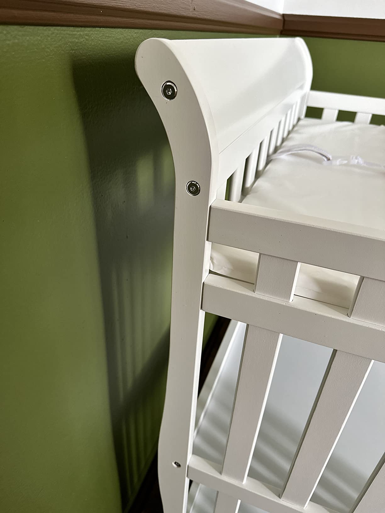 Delta Children Eclipse Changing Table with Changing Pad, White customer photo 1