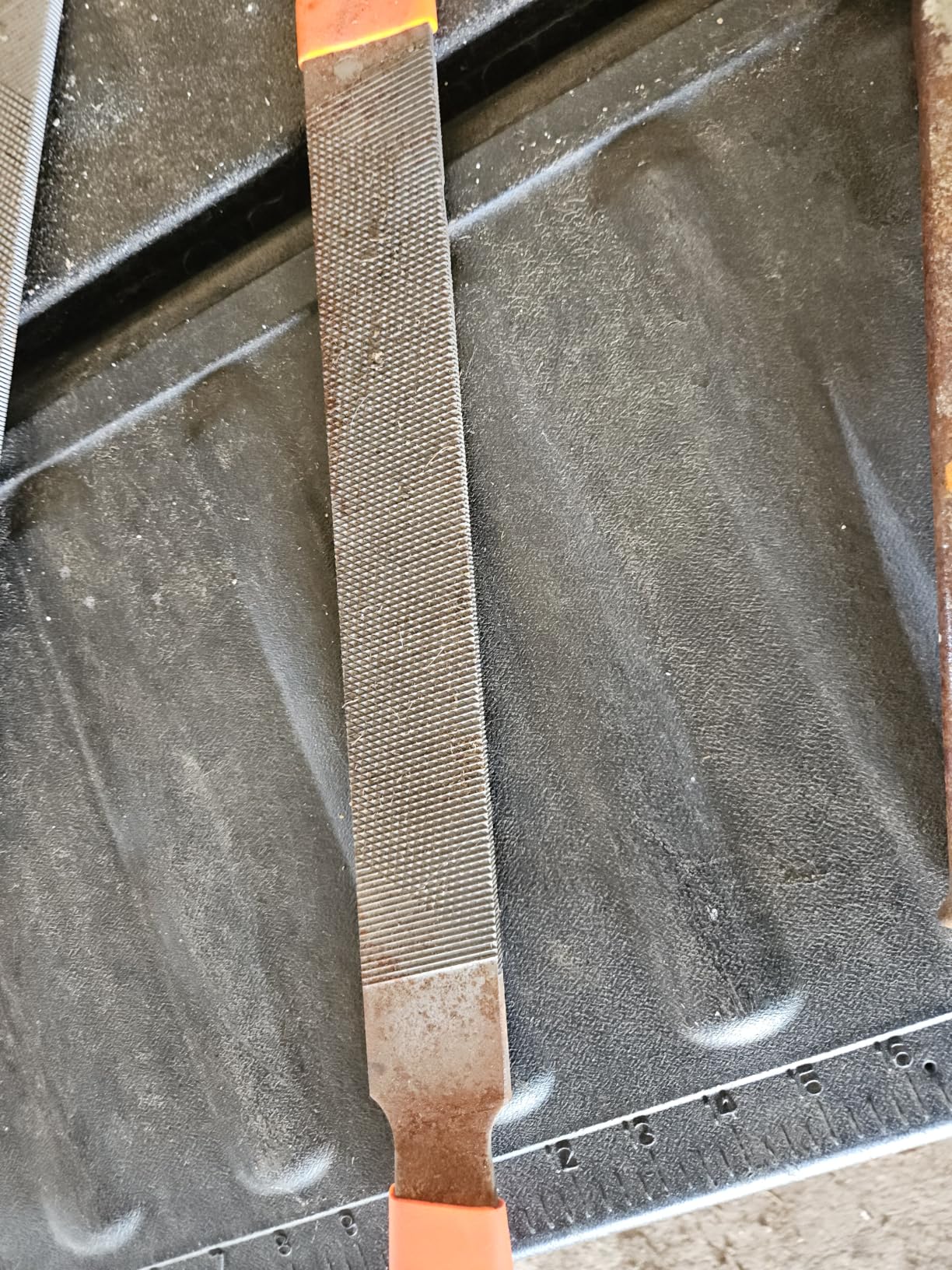 Nicholson Farrier Rasp File, American Pattern, Rasp Cut, Rectangular, 14