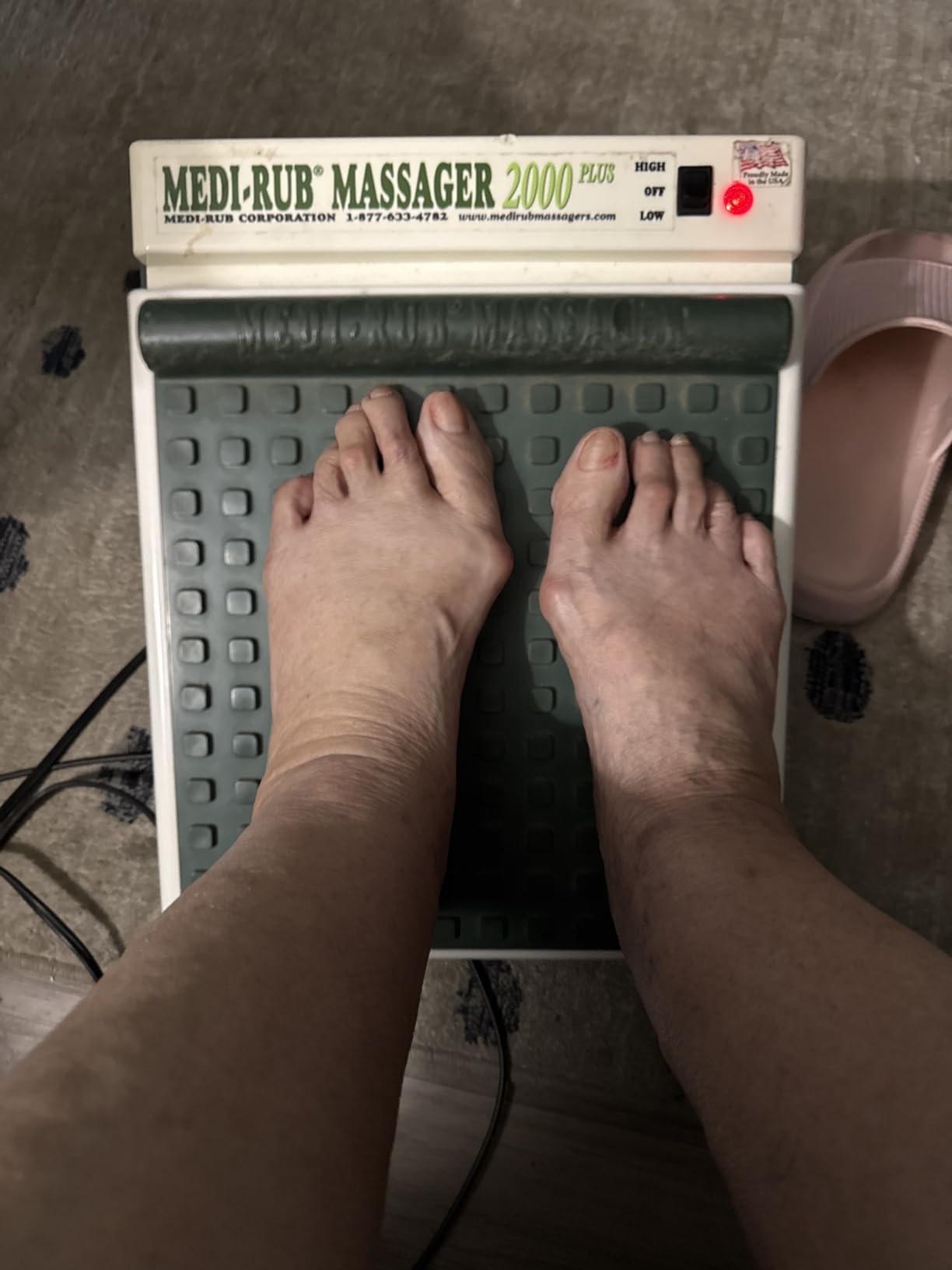 MedMassager Foot Massager Plus, Deep Tissue, Dual Speed, Portable, MMF07 | Compact, at-Home Massage Therapy, Fast Relief from Neuropathy, Improves Blood Circulation customer photo 2