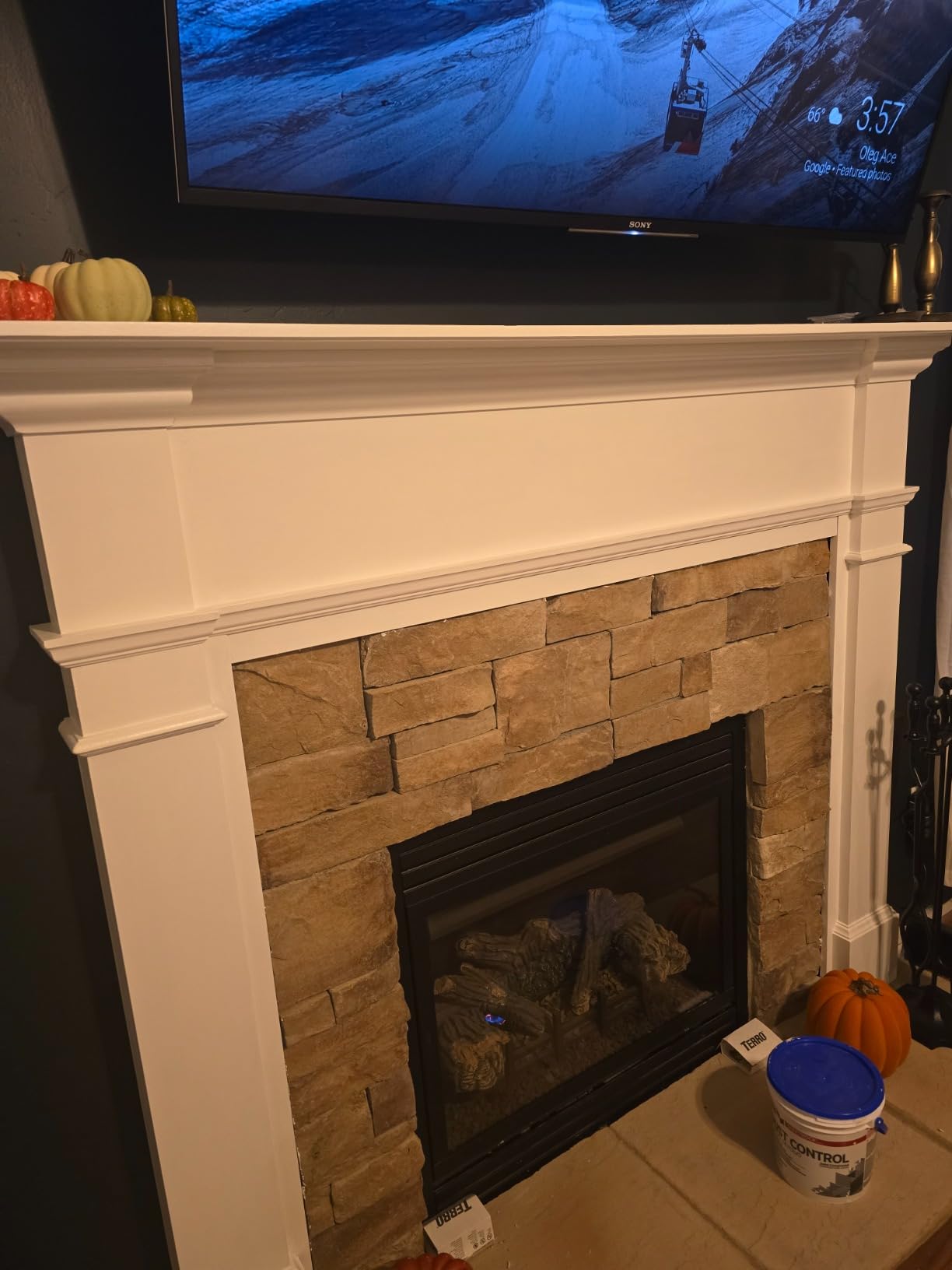 Pearl Mantels 140-56 Classique Fireplace Mantel, 56-Inch, Unfinished customer photo 1