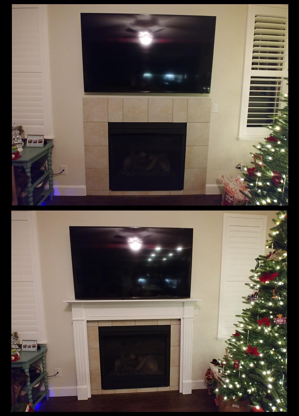 Pearl Mantels 140-56 Classique Fireplace Mantel, 56-Inch, Unfinished customer photo 2