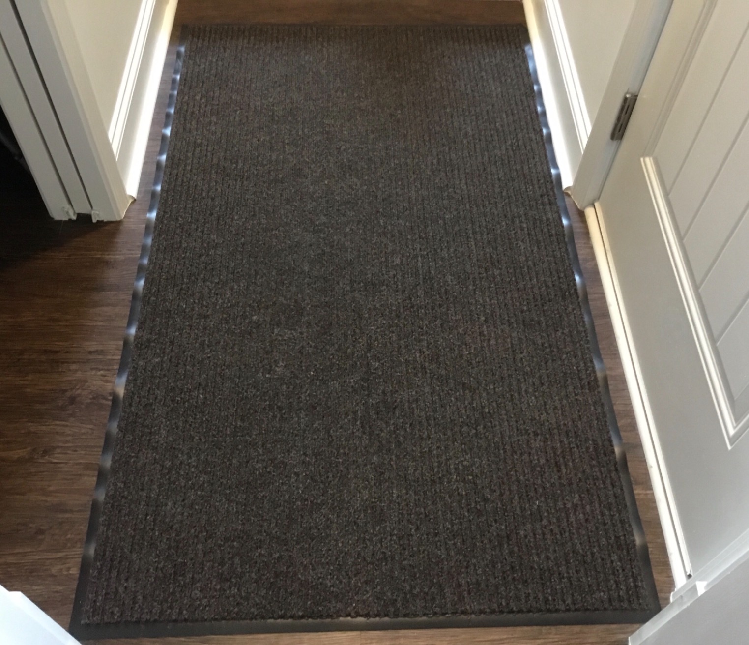 Notrax 109 Industrial Door Mat, 3' x 5' Charcoal, Made in the USA customer photo 1