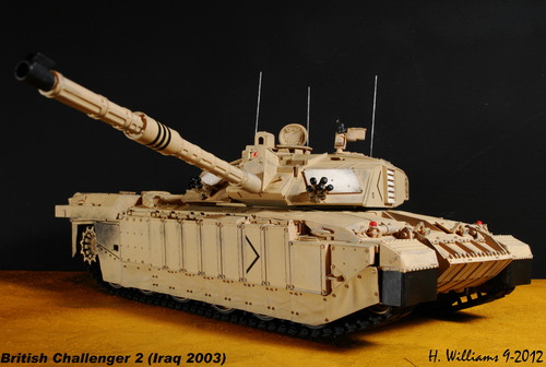 Trumpeter Operation Telic Basra Iraqi 2003 British Challenger II Main Battle Tank (1:35 Scale) customer photo 1