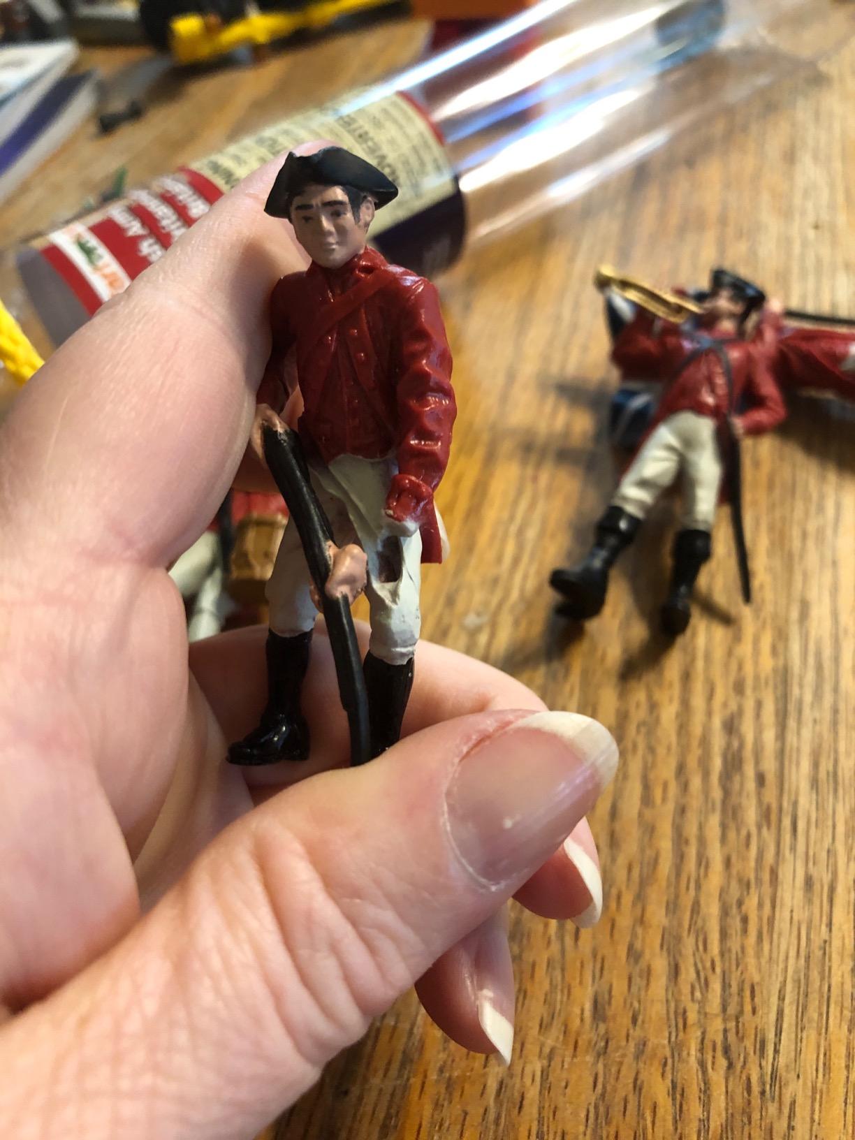 Safari Ltd. Revolutionary War British Army Designer TOOB - Set of 6 Detailed Miniature Figures Including General Cornwallis - Educational Toy Figurines for Boys, Girls & Kids Ages 3+ customer photo 2