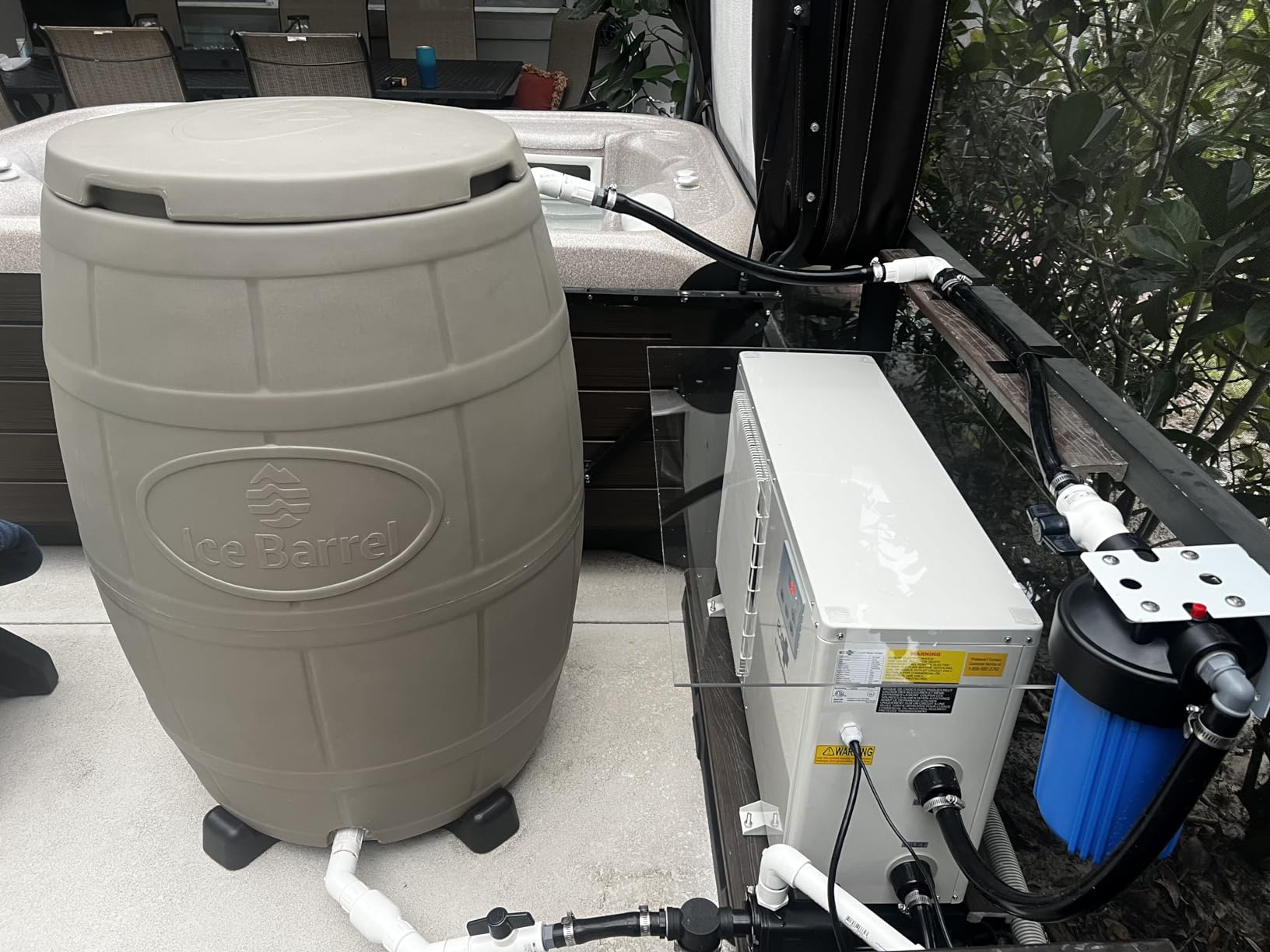 EcoPlus Commercial Grade Water Chiller, Cooler for Reservoirs, Hydroponics, and Aquariums, 1 1/2 HP customer photo 2