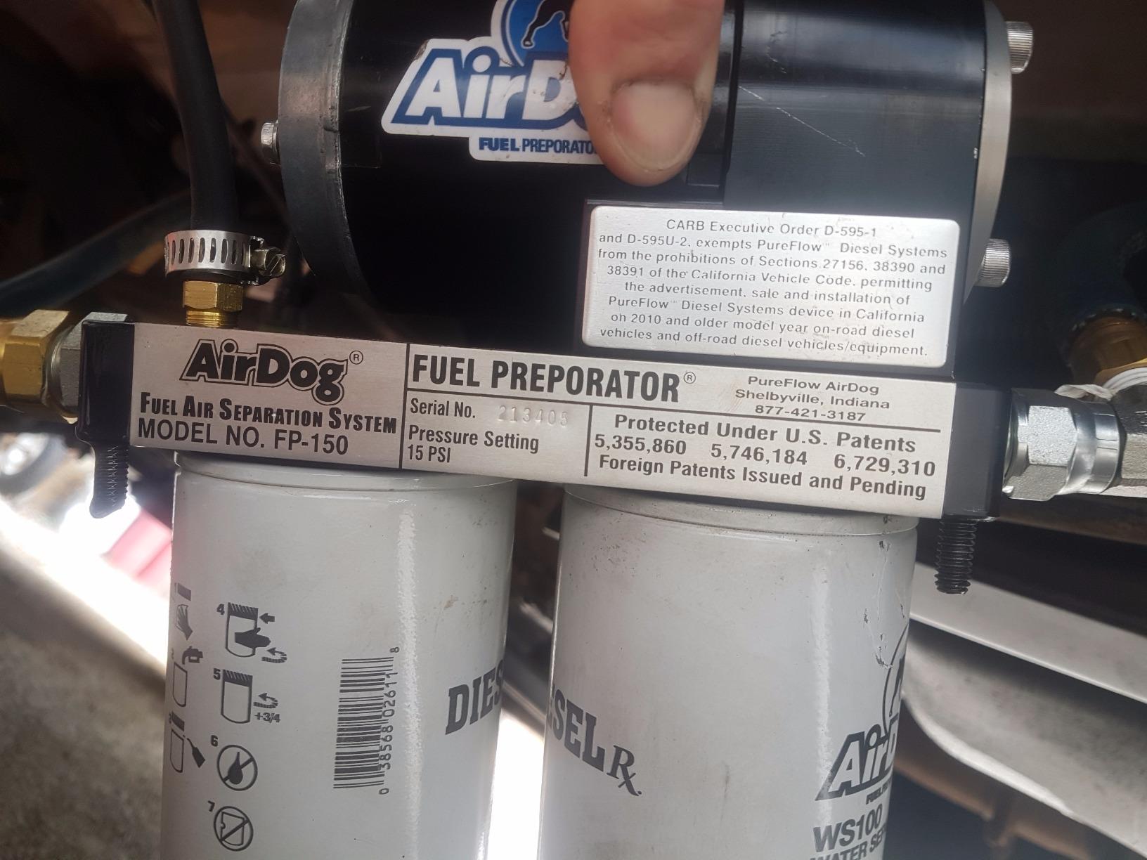 AirDog (A4SPBD004) Fuel Air Separation System customer photo 2