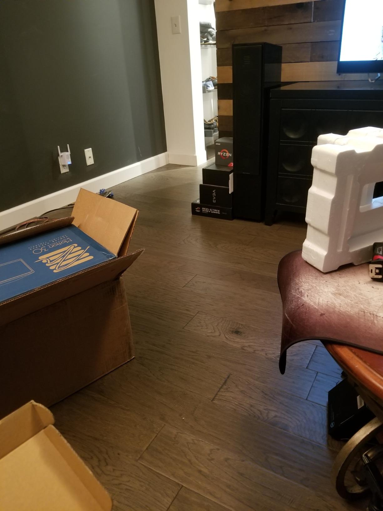QuietWalk Underlayment 100 sq ft - 3 mm Thick - for Laminate & Hardwood Floors - Approved for Pre-Attached Pad - Recycled Fiber - Floating Install - Sound & Moisture Barrier - Made in USA customer photo 2