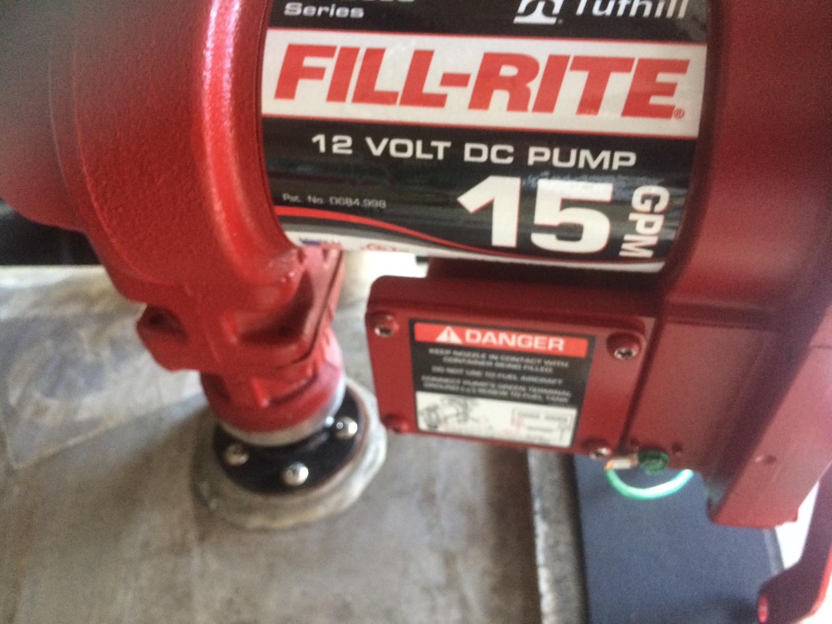 Fill-Rite FR1204H 12 V 15 GPM Fuel Transfer Pump (Pump Only Model) | Gasoline, Diesel, Kerosene, Ethanol Blends, Methanol Blends, & Biodiesel customer photo 2