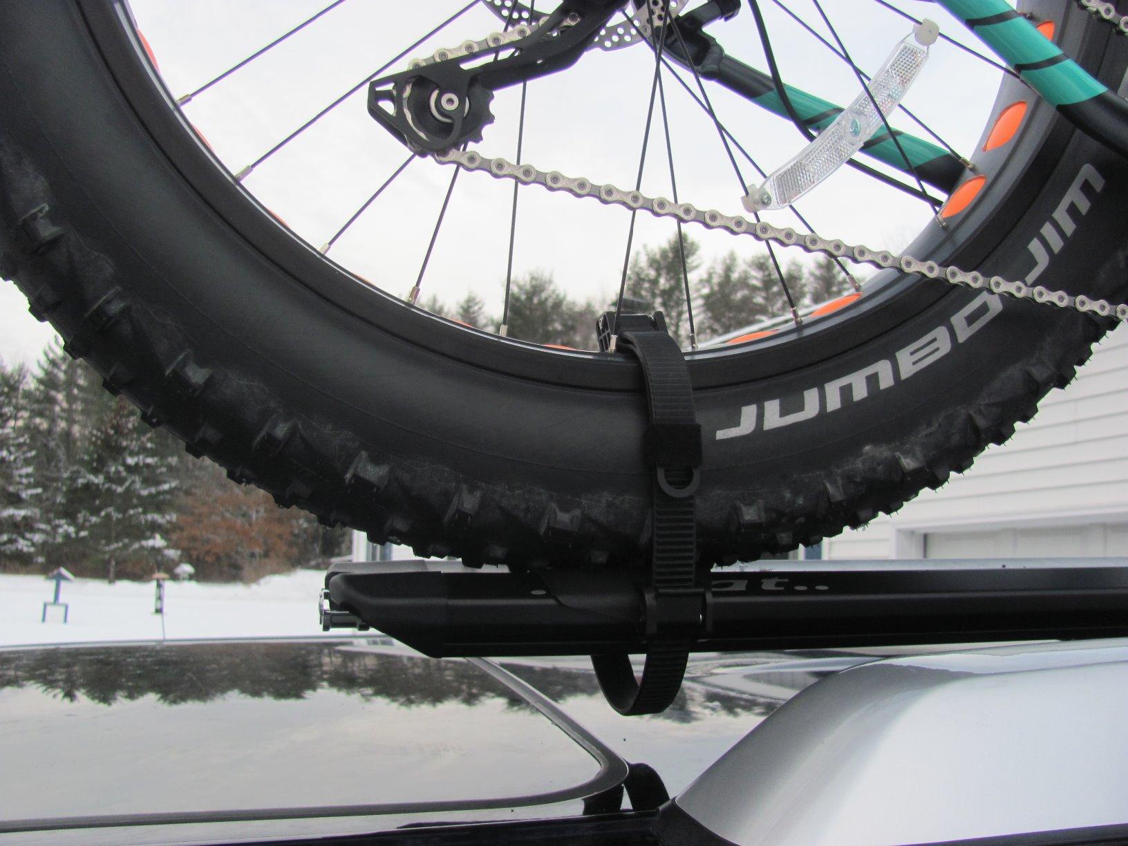 Kuat Trio Fork Mount Carrier, 1 Bike Capacity - Secure Durable Bike Roof Rack with Integrated Cable Lock & Sliding Rear Tire Strap customer photo 2