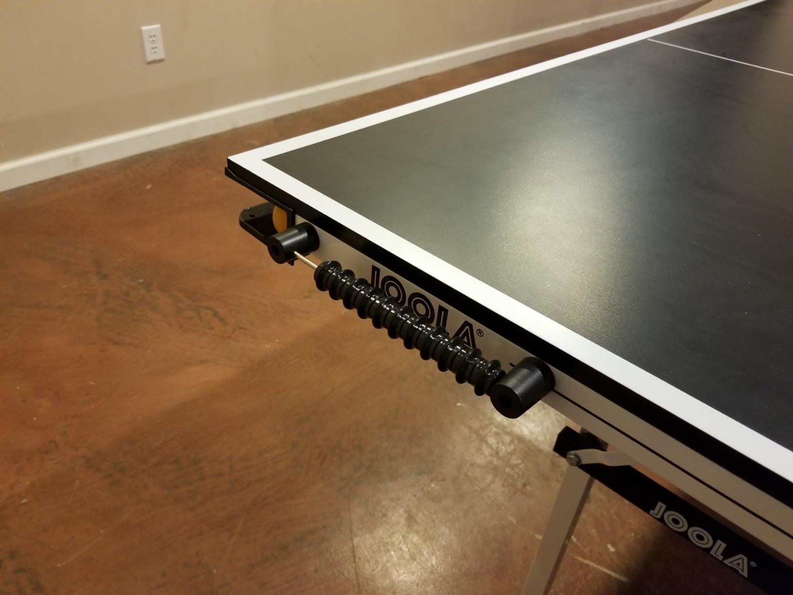 JOOLA Rally TL Professional MDF Indoor Ping Pong Table w/Quick Clamp Table Tennis Net & Post Set - 10 Minute Easy Assembly - Corner Ball Holders - Tournament Quality - Includes Playback Mode customer photo 1