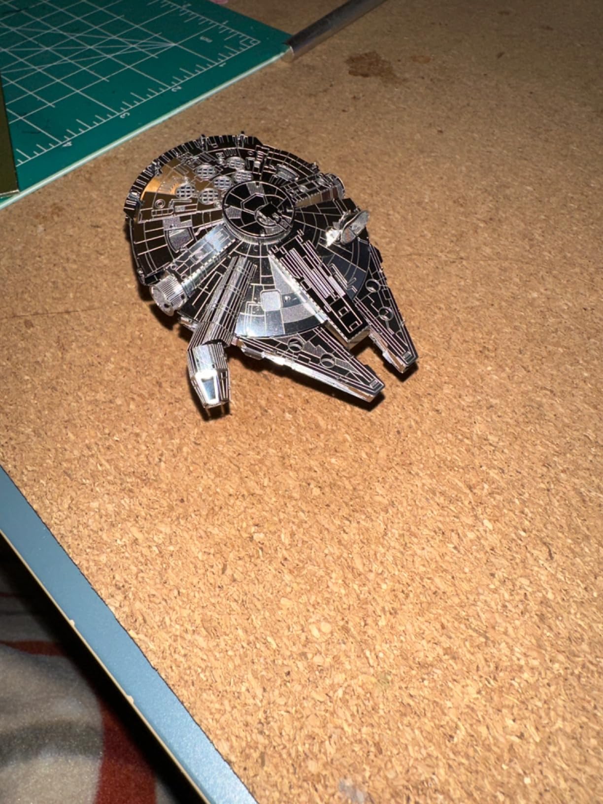 Metal Earth Star Wars Millennium Falcon 3D Metal Model Kit Fascinations customer photo 1