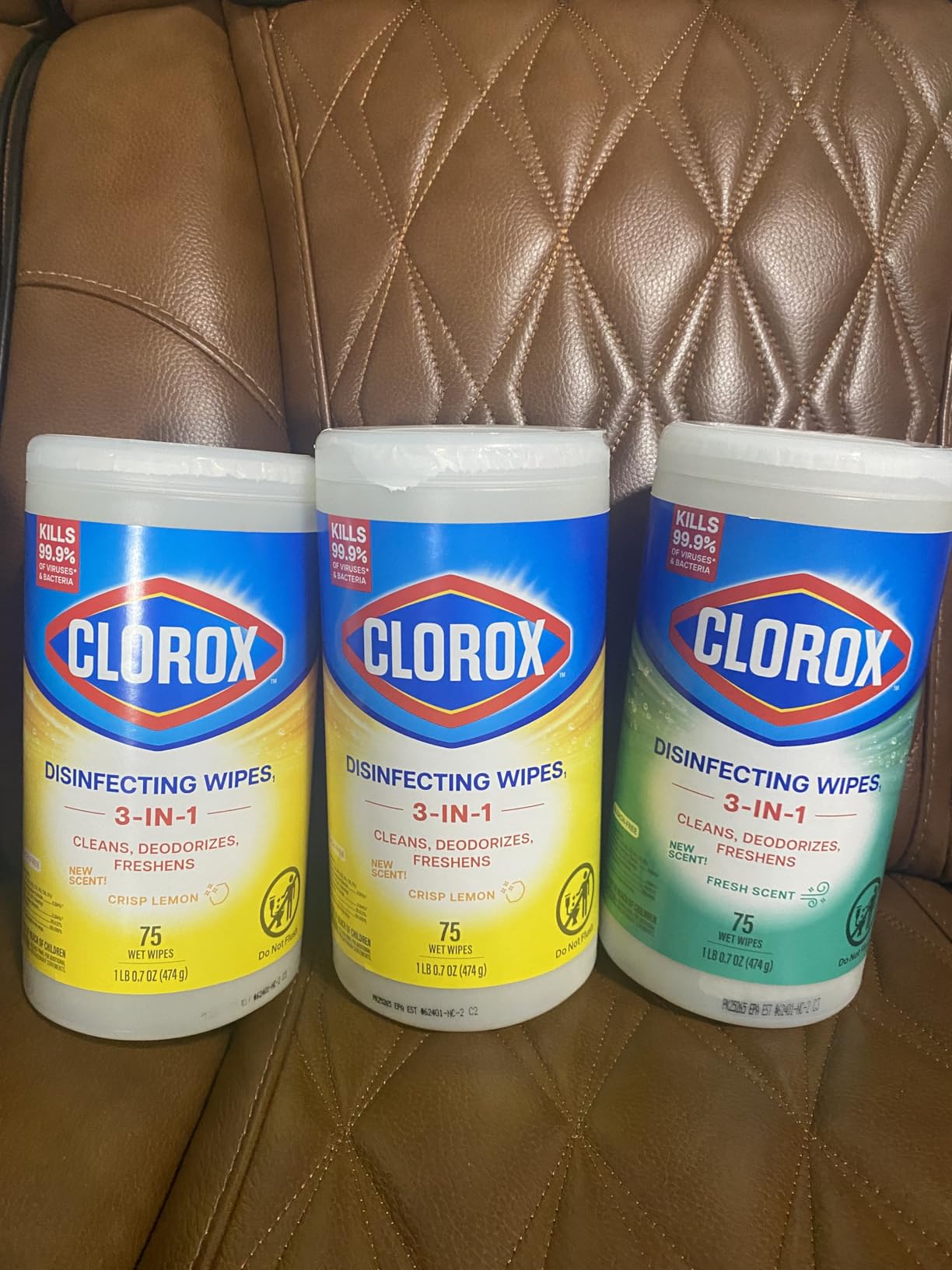 Clorox Disinfecting Wipes 3-Pack customer photo 1