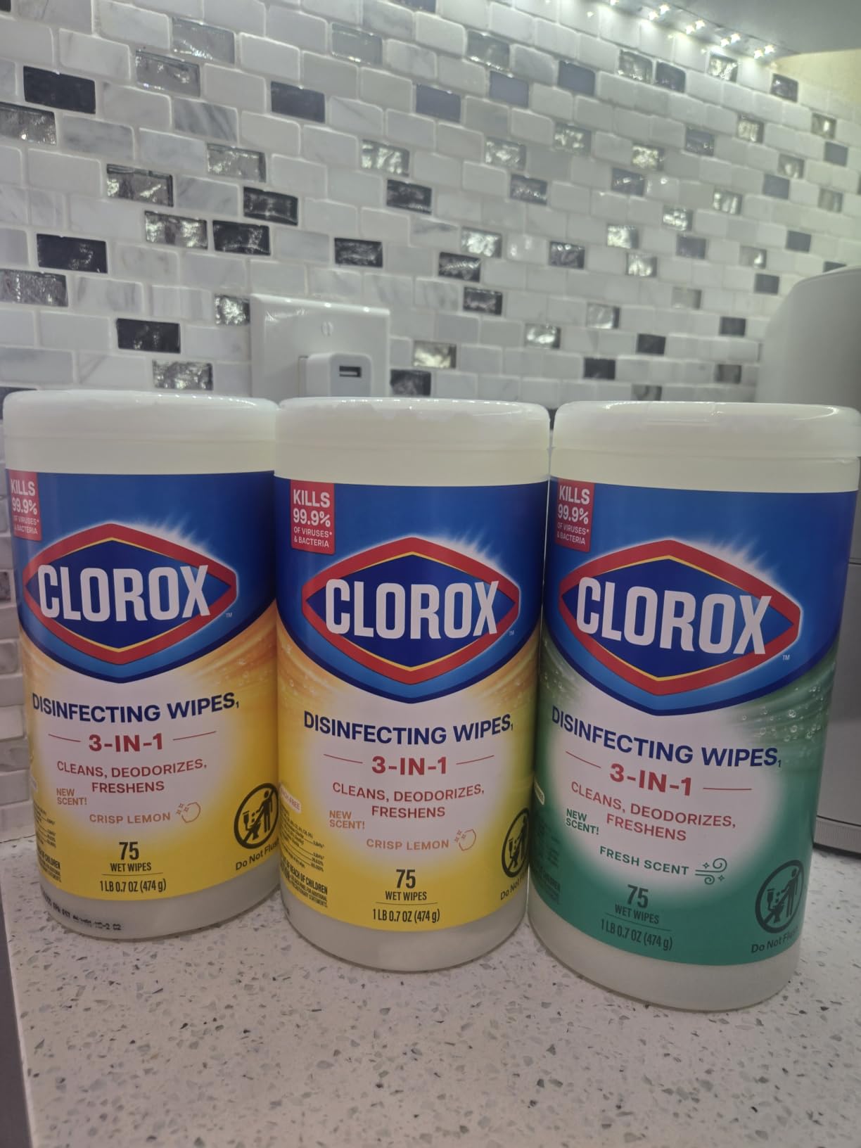 Clorox Disinfecting Wipes 3-Pack customer photo 2