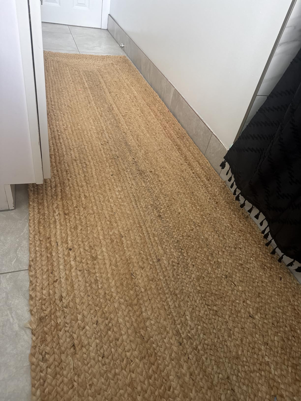 SAFAVIEH Area Rug 4x6 Oval - Cape Cod Collection - Natural Brown, Handmade Braided Flat Weave Jute (CAP252A) customer photo 2