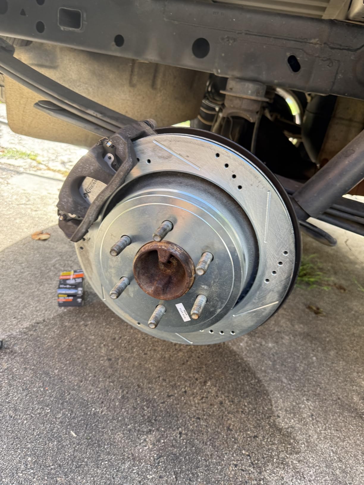 Power Stop Brake Kit For 2012-2018 Ford F-150 6 Lug Models - Truck & Tow Front and Rear Drilled Slotted Brake Rotors and Carbon Fiber Ceramic Pads Replacement, K6268-36 customer photo 1