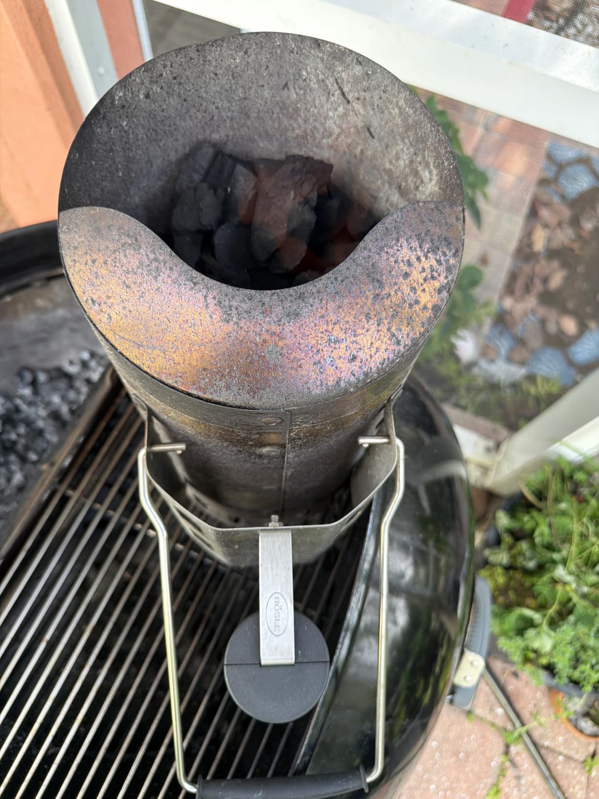 Rosle 25039 Stainless Steel Charcoal Chimney Lighter Briquettes Starter for Grilling customer photo 2