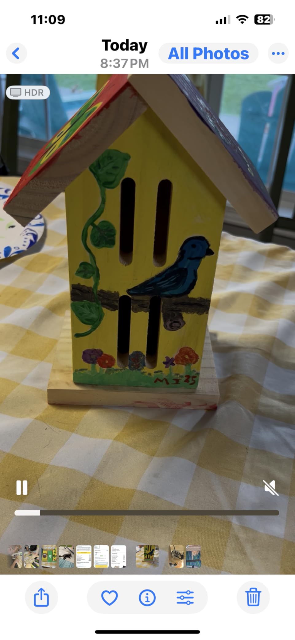 S&S Worldwide Wood Butterfly House Kit, Precut, Adults, Seniors | 5-1/4 wide x 10 inch high x 4-1/4 inch deep, Pre-cut wood pieces, Easy As 1 2 3 customer photo 1