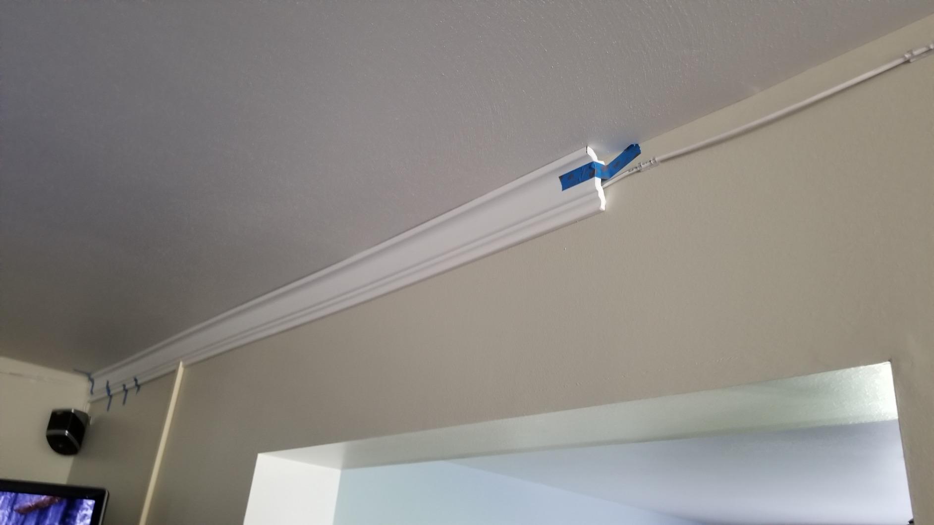 Creative Crown Bennett LED Foam Molding Kit, 64 Ft 3.5in, Precut Corners | Built-in LED channel. 4 inside, 1 outside corners included. No nailing, sanding, priming, or compound cuts. 6 styles customer photo 2