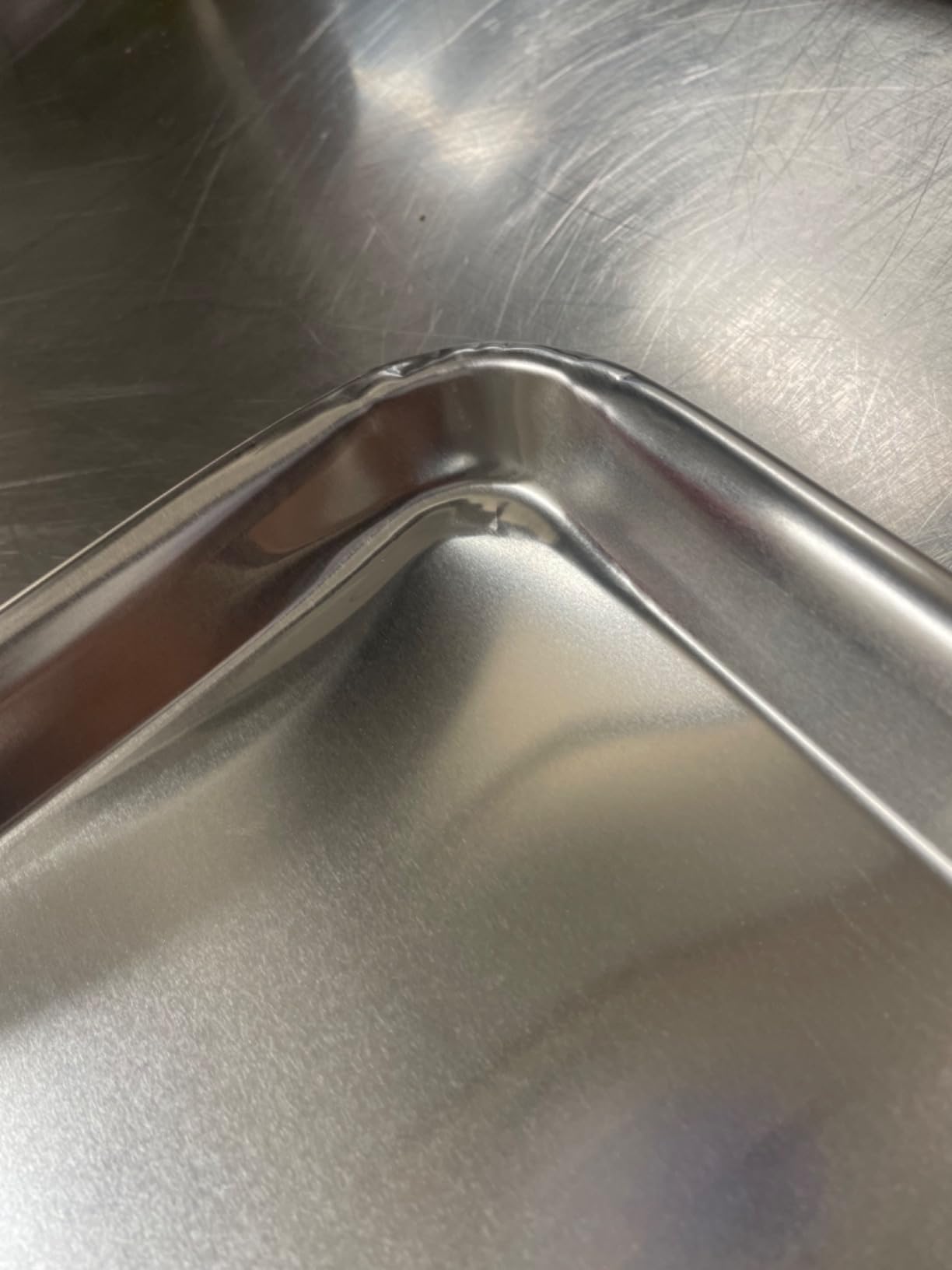 Tiger Chef Full Size 18 x 26 inch Aluminum Sheet Pan Commercial Bakery Equipment Cake Pans 19 Gauge 12 Pack customer photo 2