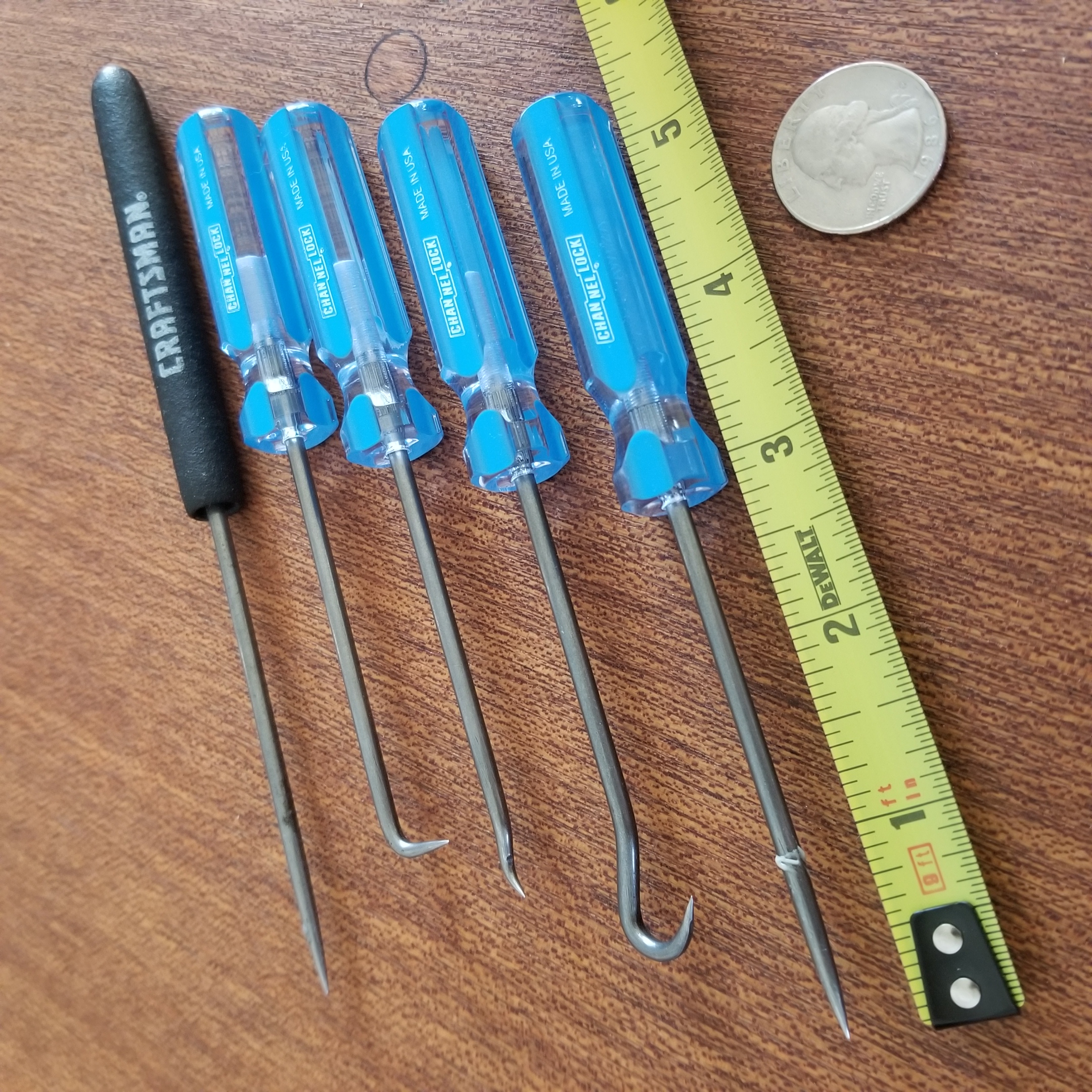 Channellock 4pc Hook & Pick Set HP-4A - Precision Mechanic Tool, Alloy Steel, Made in USA customer photo 1