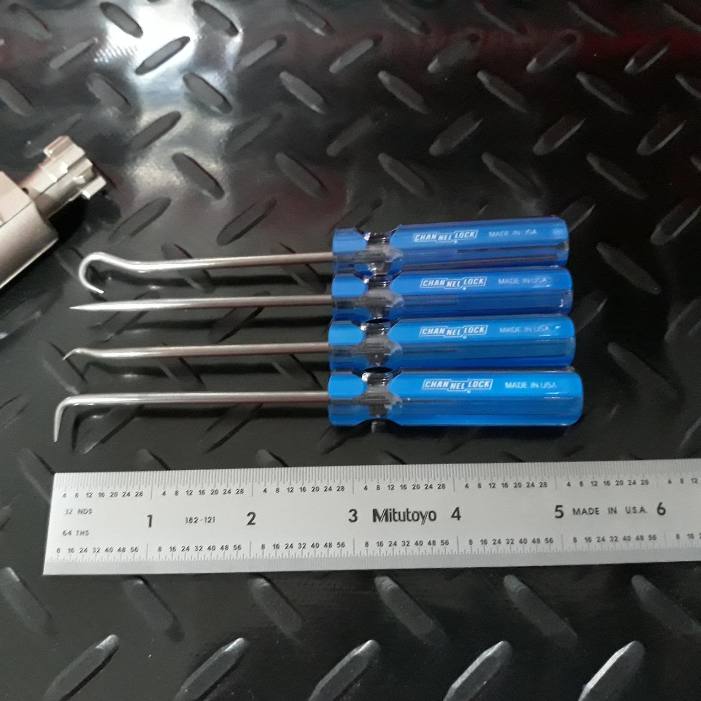Channellock 4pc Hook & Pick Set HP-4A - Precision Mechanic Tool, Alloy Steel, Made in USA customer photo 2