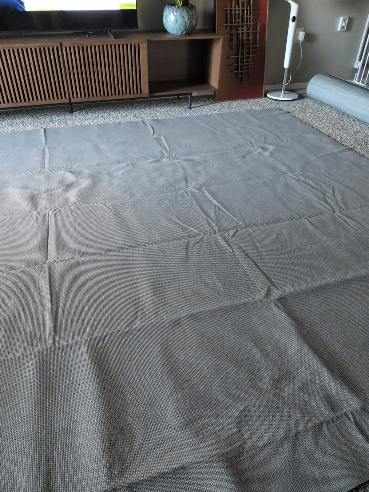 GORILLA GRIP Felt Rug Pad for Hardwood Floors with Rubber Backing, Slip Resistant Carpet Padding, 1/4 inch Thick, 8x10 FT Cushioned Gripper Pads Under Area Rugs and Runners, Floor Protection customer photo 1