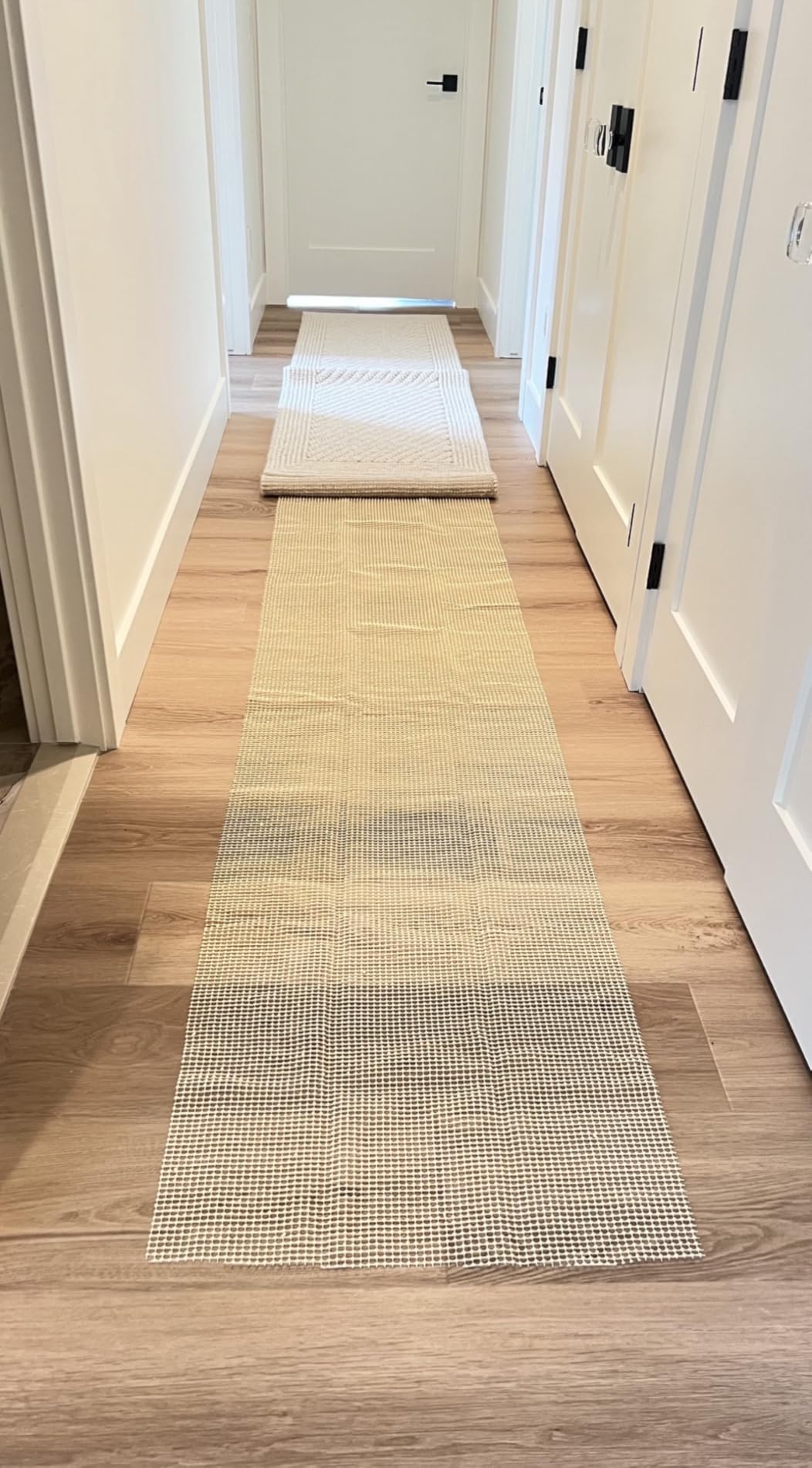 GORILLA GRIP Strong Rug Pad Gripper, 5x7 FT, US Designed, Grips Help Keep Area Rugs Safe and in Place, Slip and Skid Resistant Pads for Hard Floors, Under Carpet Mat Cushion and Hardwood Protection customer photo 1
