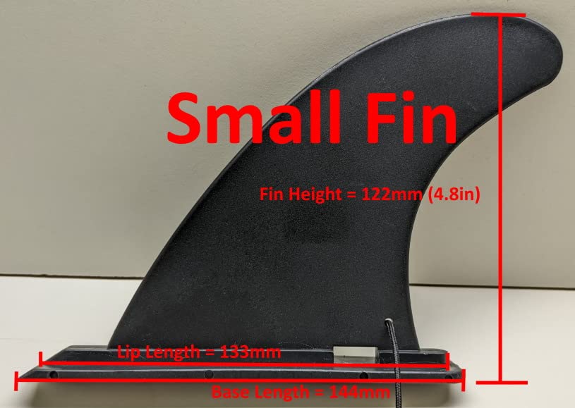 Retrospec Replacement Fins for Inflatable Paddle Board - Essential SUP Accessories Set of 3 - Removable Black Fins for Precise Steering in All Waters customer photo 1