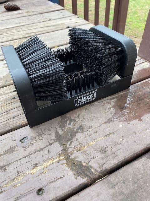 Heavy Duty Boot Cleaner Scrubber, for Mounted or Portable Use, Wood | Mr. Boot Cleaner Boot/Shoe Scraper, Use Indoors or Outdoors, Suitable for Home or Commercial Sites, Includes Hardware customer photo 2