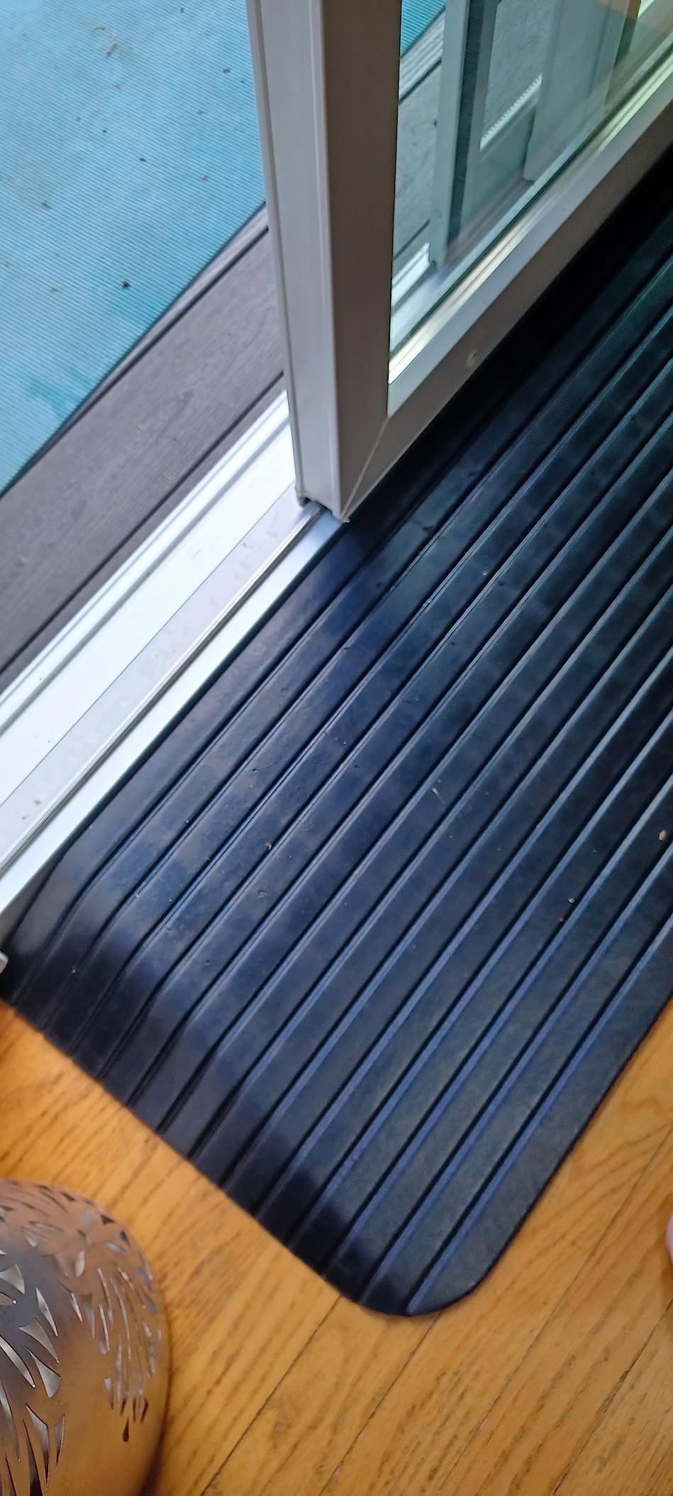 Doorway Threshold Ramp, Wheelchair Scooter, Rubber, 1.5
