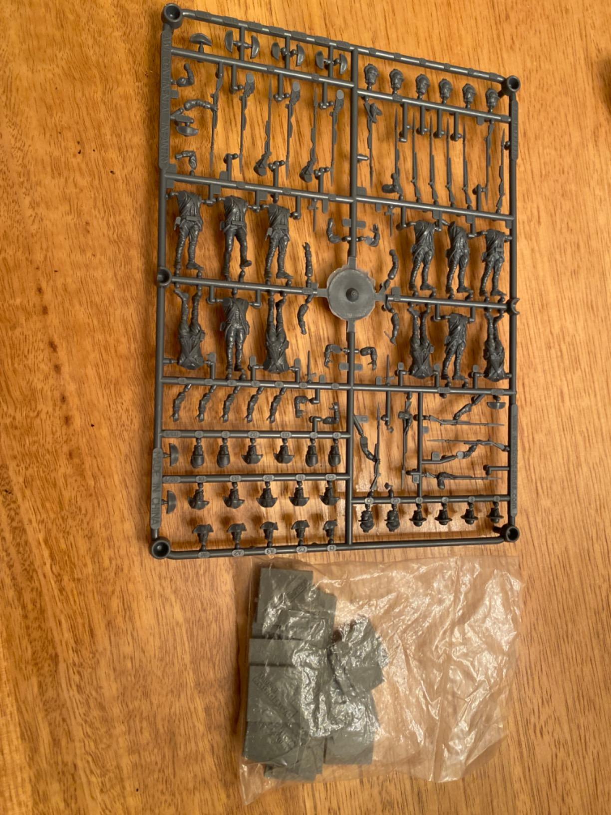 Warlord Black Powder Revolutionary War Continental Army Infantry Regiment 1:56 Tabletop Miniatures - Plastic Paintable Miniature 1700-1900 Soldiers Set, Table Top 28mm Military Minifigures for Adults customer photo 2