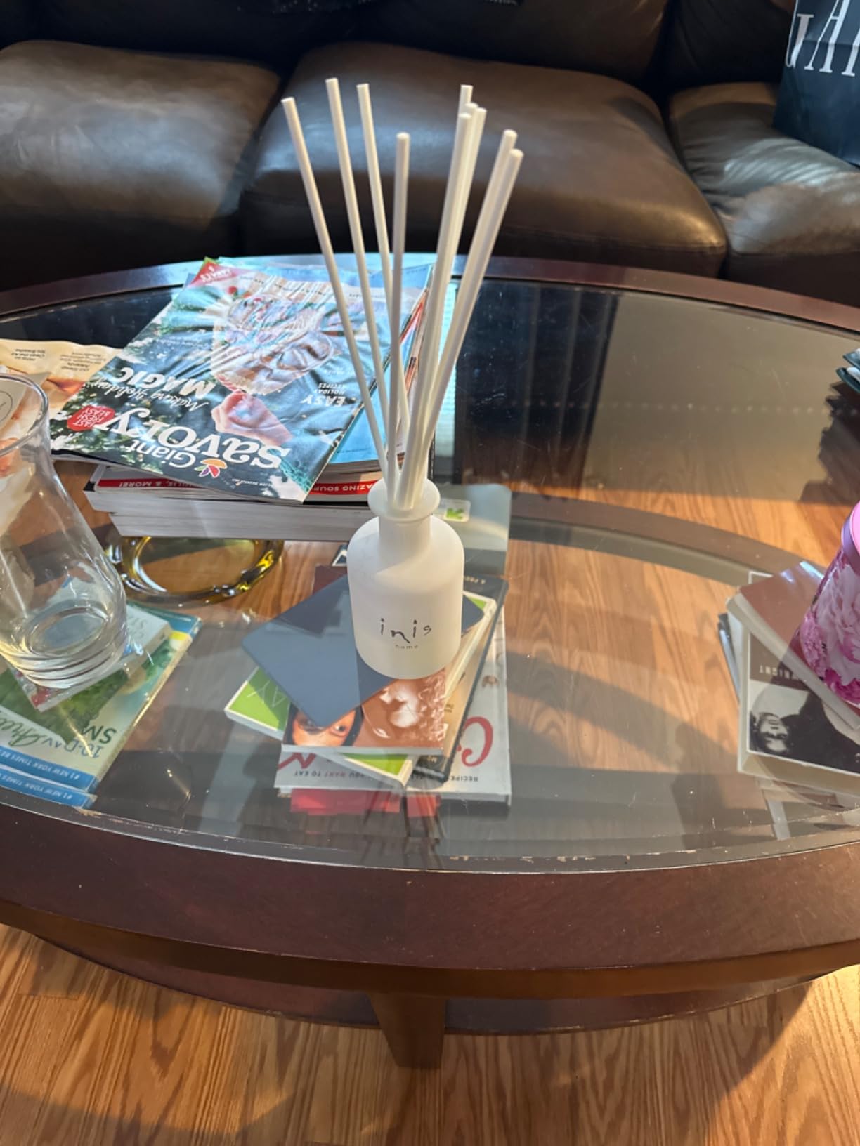 Inis the Energy of the Sea - Reed Diffuser Set with Fragrance Oil | Glass Bottle and Fibre Reeds, Clean Ocean Fresh Aquatic Home Fragrance for Living Room, Bathroom and Bedroom customer photo 2