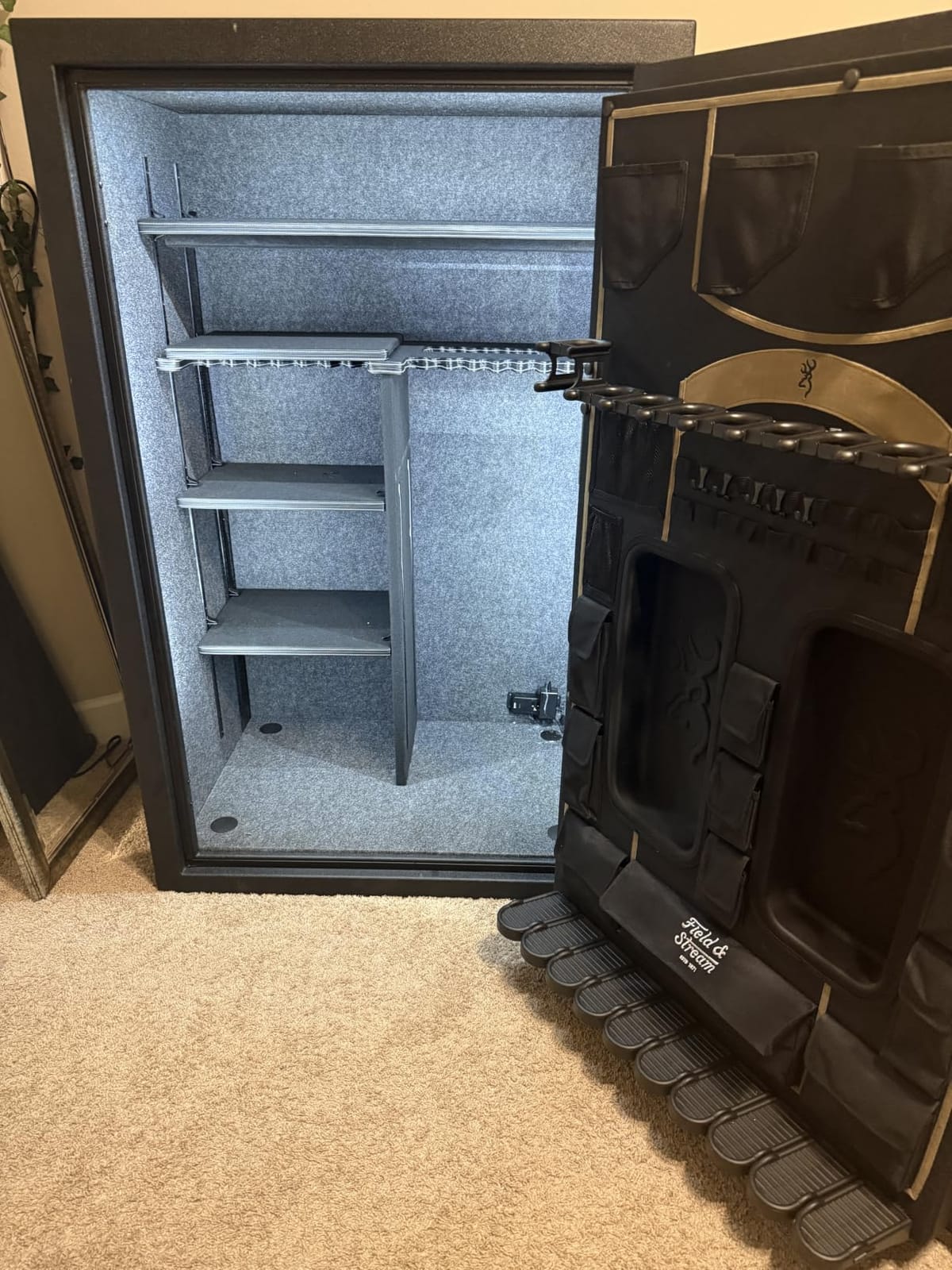 TORCHSTAR 6pcs 12 Inch LED Safe Lighting Kit, Motion Sensor, 5000K | UL Power Adapter, Input 100-240V, Linkable Gun Safe Light Bars, 900LM, for Under Cabinet Locker Closet Showcase, Daylight customer photo 1