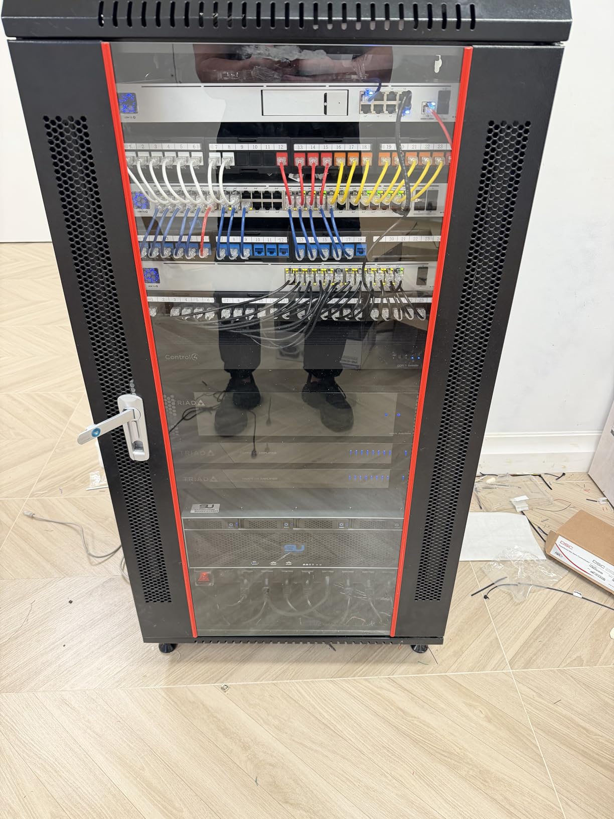 12U Wall Mount Server Rack Cabinet, 24