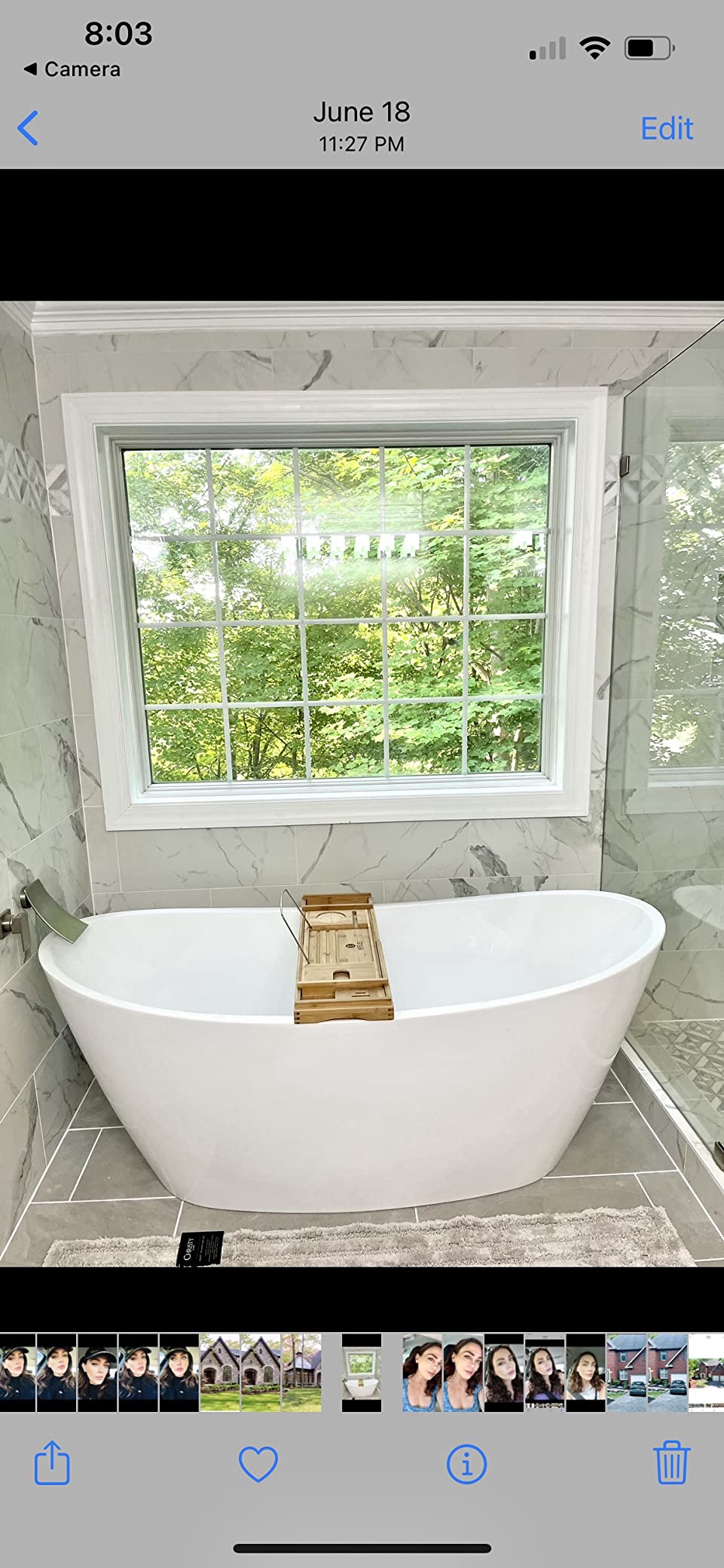 Empava 67 Inch Freestanding Bathtub, Oval Deep Soak Acrylic Tub | with Anti-Slip Bottom for Bathroom, Luxurious SPA Experience at Home (Drain & Overflow Included) customer photo 1