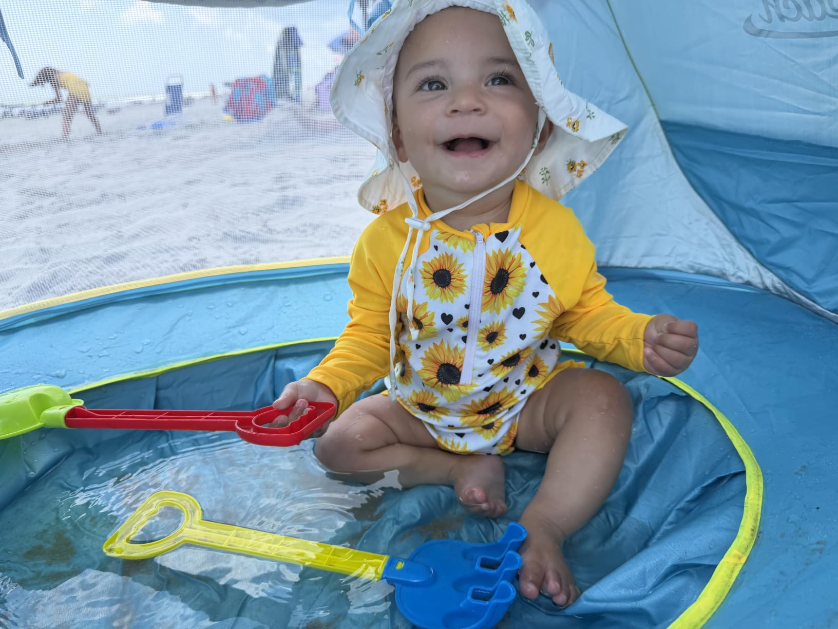 Monobeach Baby Beach Tent Pop Up Portable Shade Pool UV Protection Sun Shelter for Infant customer photo 1