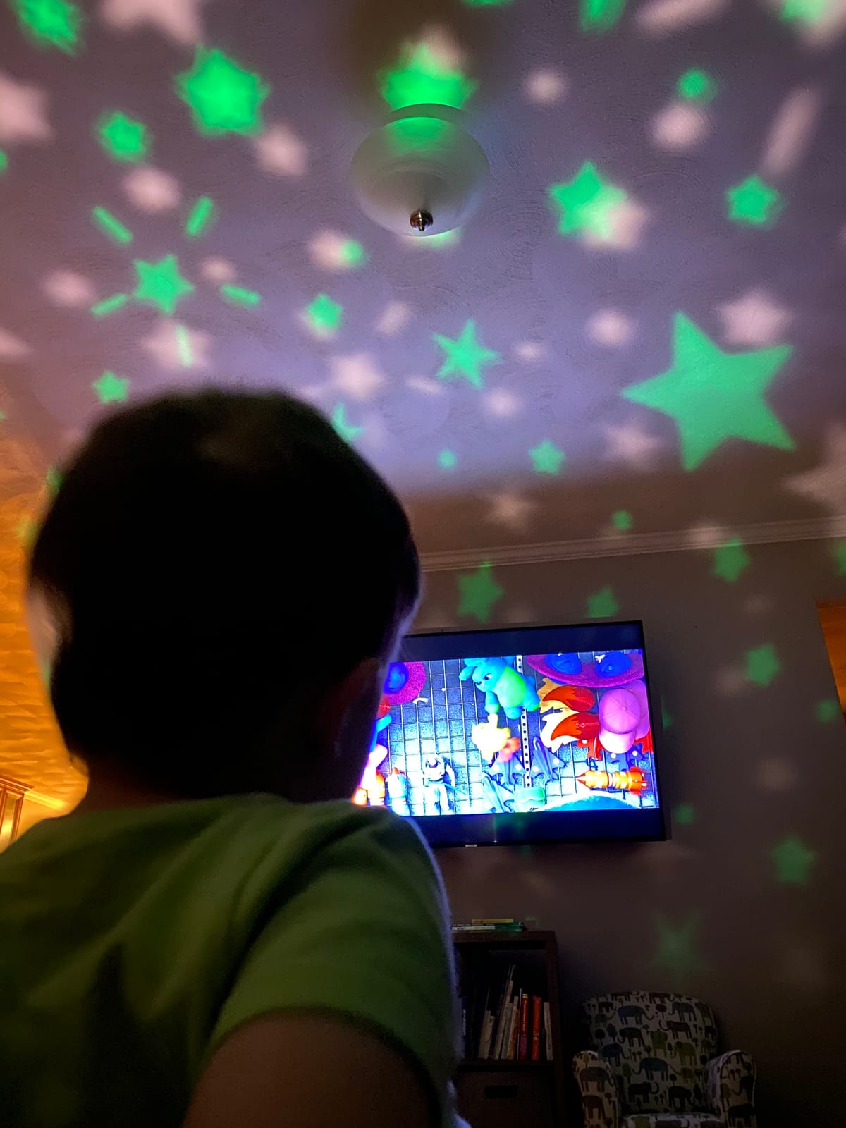 Star Projector Night Light for Kids | Star Light Projector with Timer | Rotating Stars Night Light Projector for Kids Bedroom | Light Up Stars for Ceiling | Star Machine Gift for Boys Girls customer photo 1