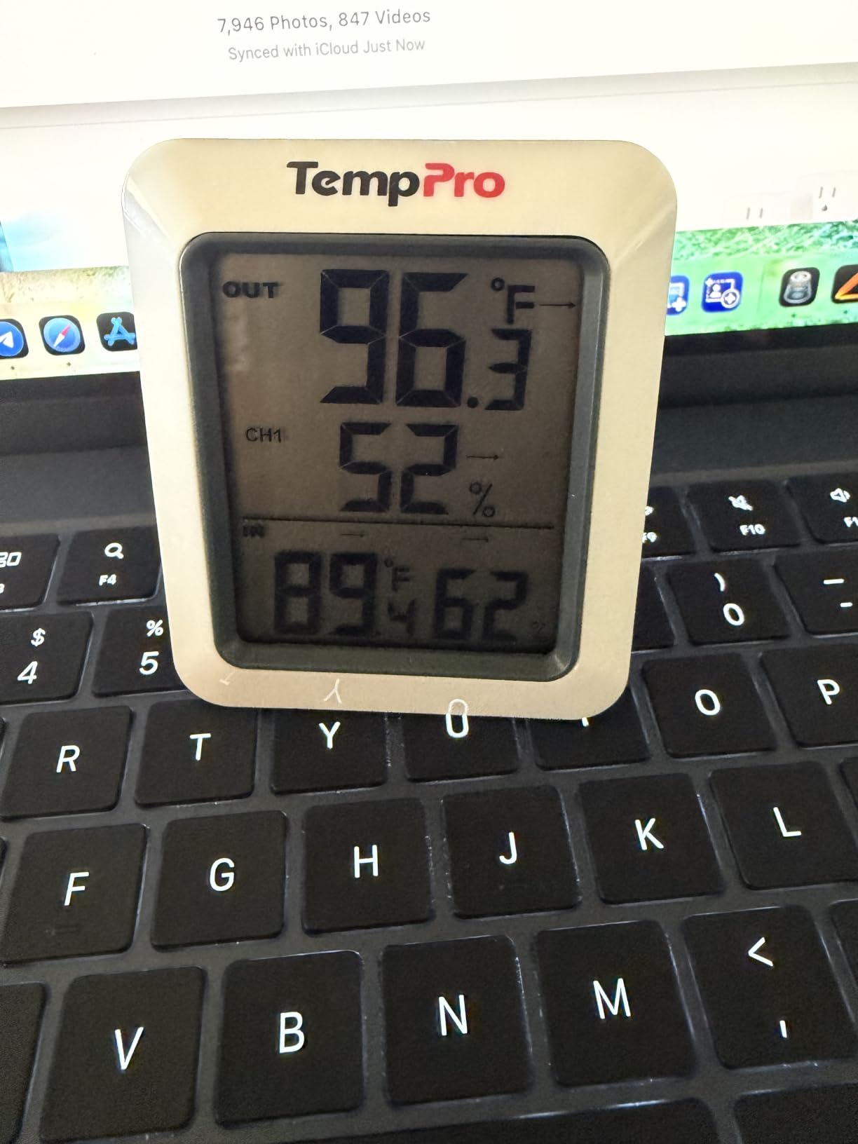 TempPro TP60 Wireless Indoor Outdoor Thermometer Hygrometer with Large LCD Display, No Hub or App Required, 500ft Wireless Range for Home Greenhouse Garage RV (Previously ThermoPro) customer photo 1