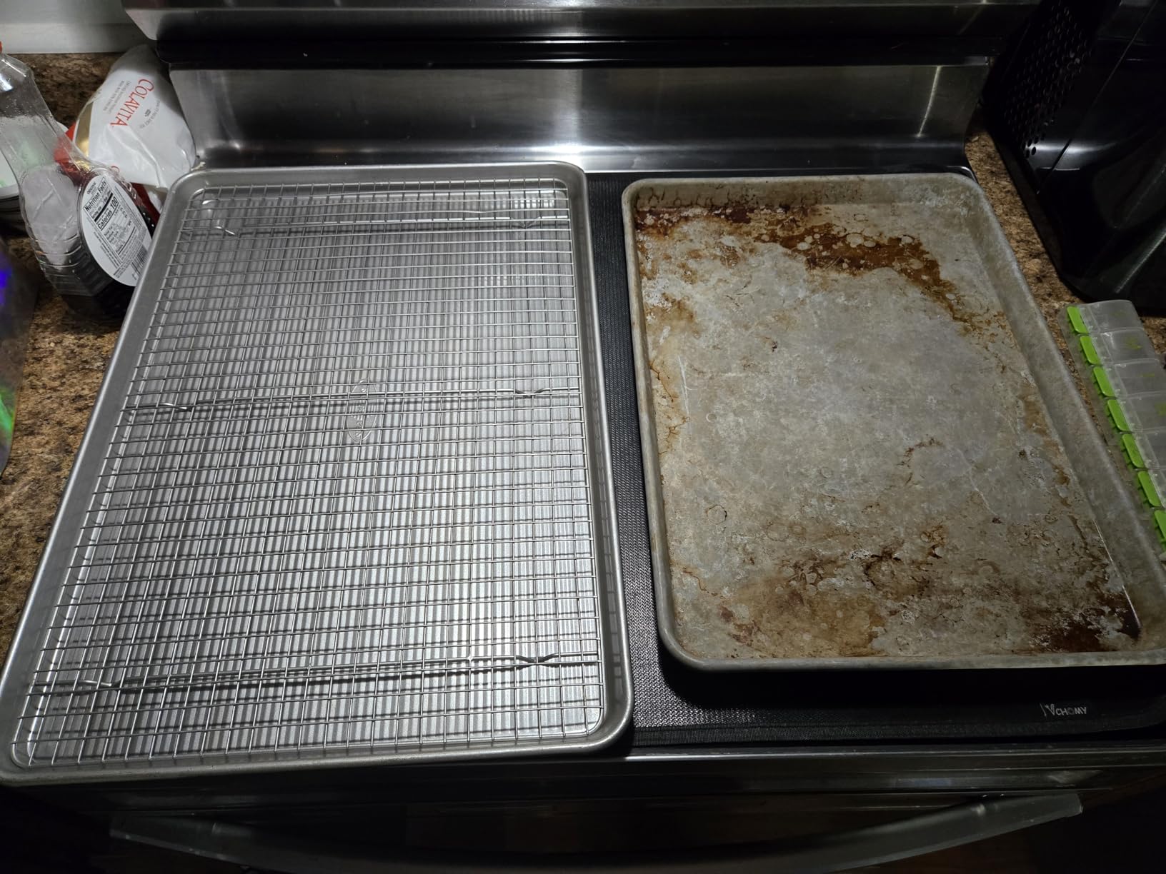 USA Pan 1607CR Bakeware Extra Large Sheet Baking Pan and Bakeable Nonstick Cooling Rack Set, XL, Metal customer photo 2