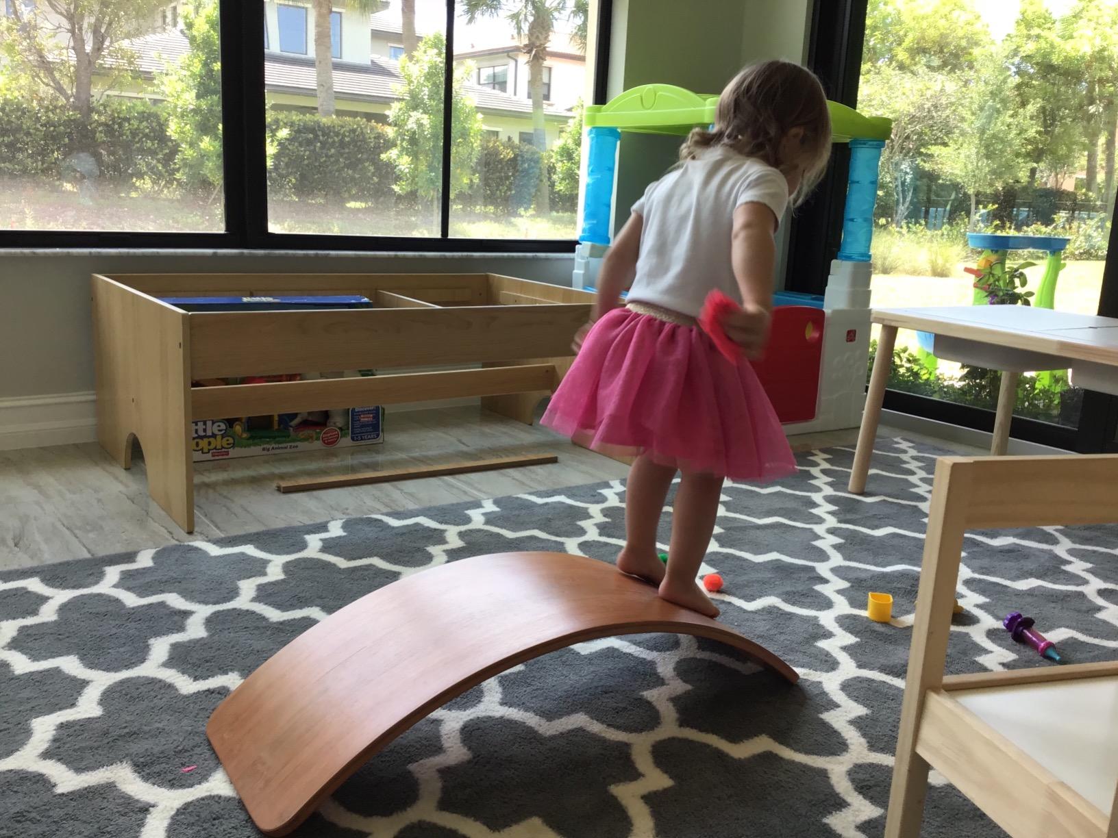 Kinderfeets, Kinderboard, Waldorf Original Wooden Balance Board for Toddlers, Kids, Teens, Adults customer photo 1