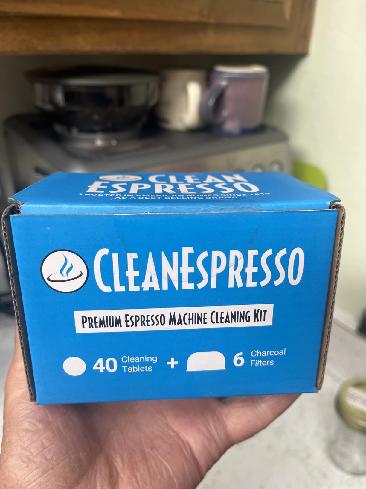 CleanEspresso - Designed For Breville Cleaning Kit - 40 Cleaning Tablets and 6 Water Filters for Breville Espresso Machines - 2g Espresso Machine Tablets customer photo 2