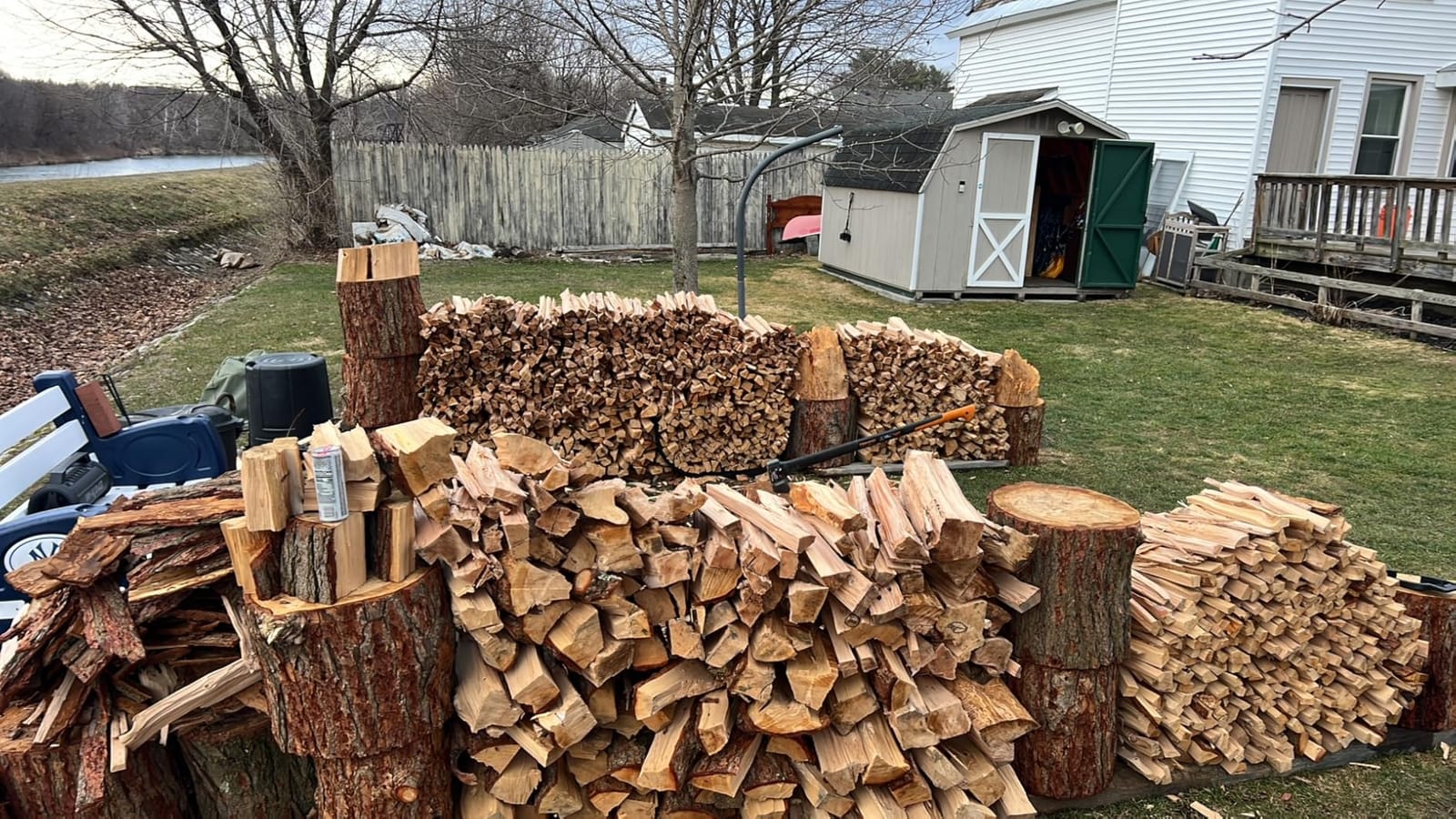 Kindling Cracker Original Firewood Kindling Splitter (9 Inches Top Ring) | Cast iron construction, Fixed splitting blade, Protective frame, No axe swing required, Australian made customer photo 2