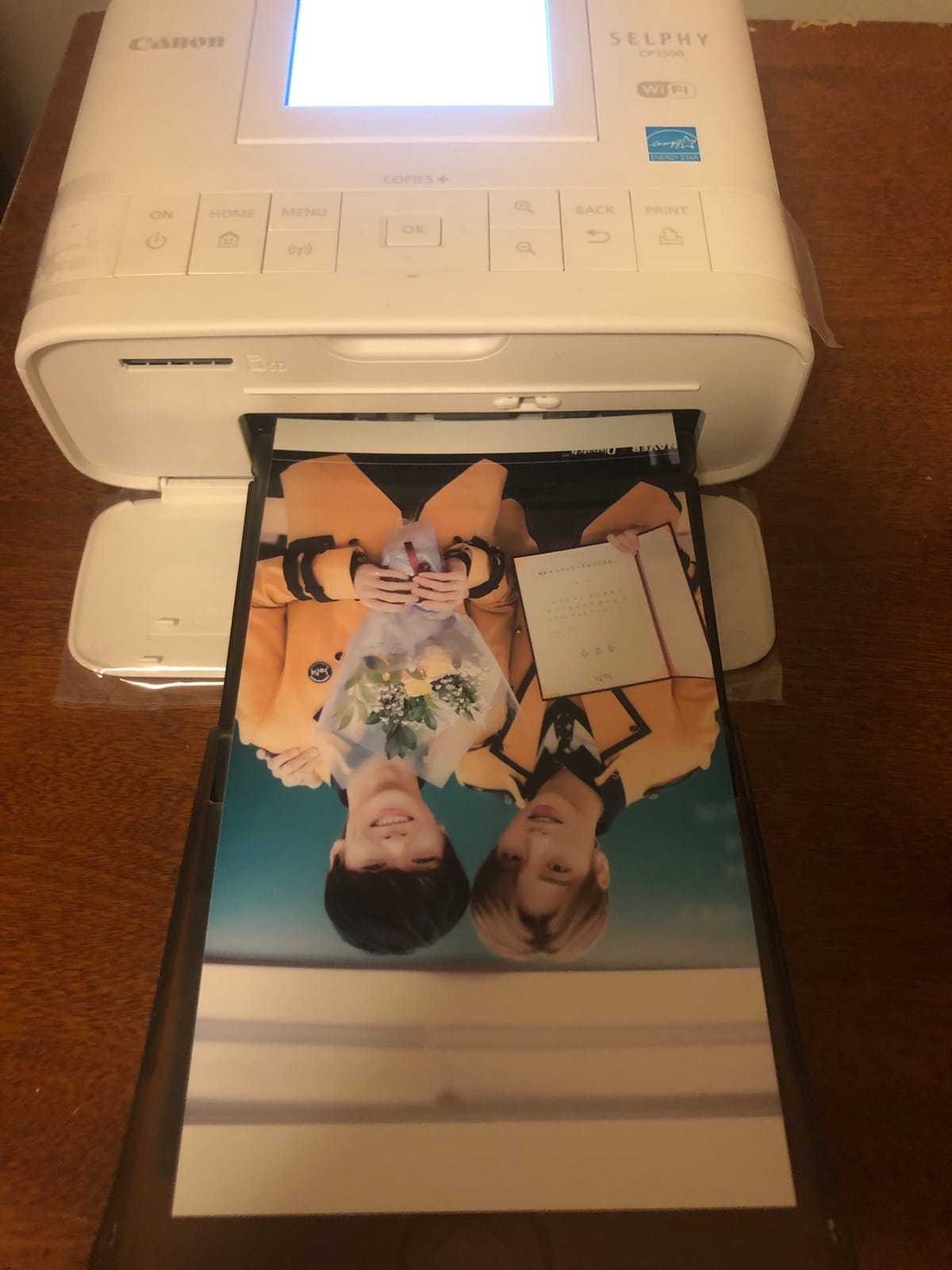 Canon Selphy CP1300 Wireless Compact Photo Printer with AirPrint and Mopria Device Printing, White customer photo 2