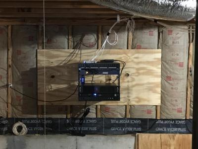 StarTech 15U 2-Post Wall Mount Open Frame Rack, 19in, 200lb (RK15WALLOA) | Adjustable depth 12-20in, SPCC cold-rolled steel, M6 cage nuts and screws, Heavy-duty 90kg capacity customer photo 1
