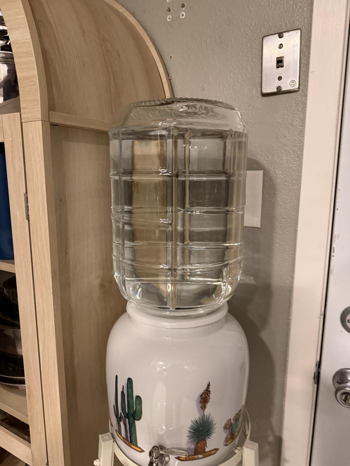 3 Gallon Clear Glass Italian Carboy - 30 mm Cork Neck Finish (CORK NOT INCLUDED) customer photo 1
